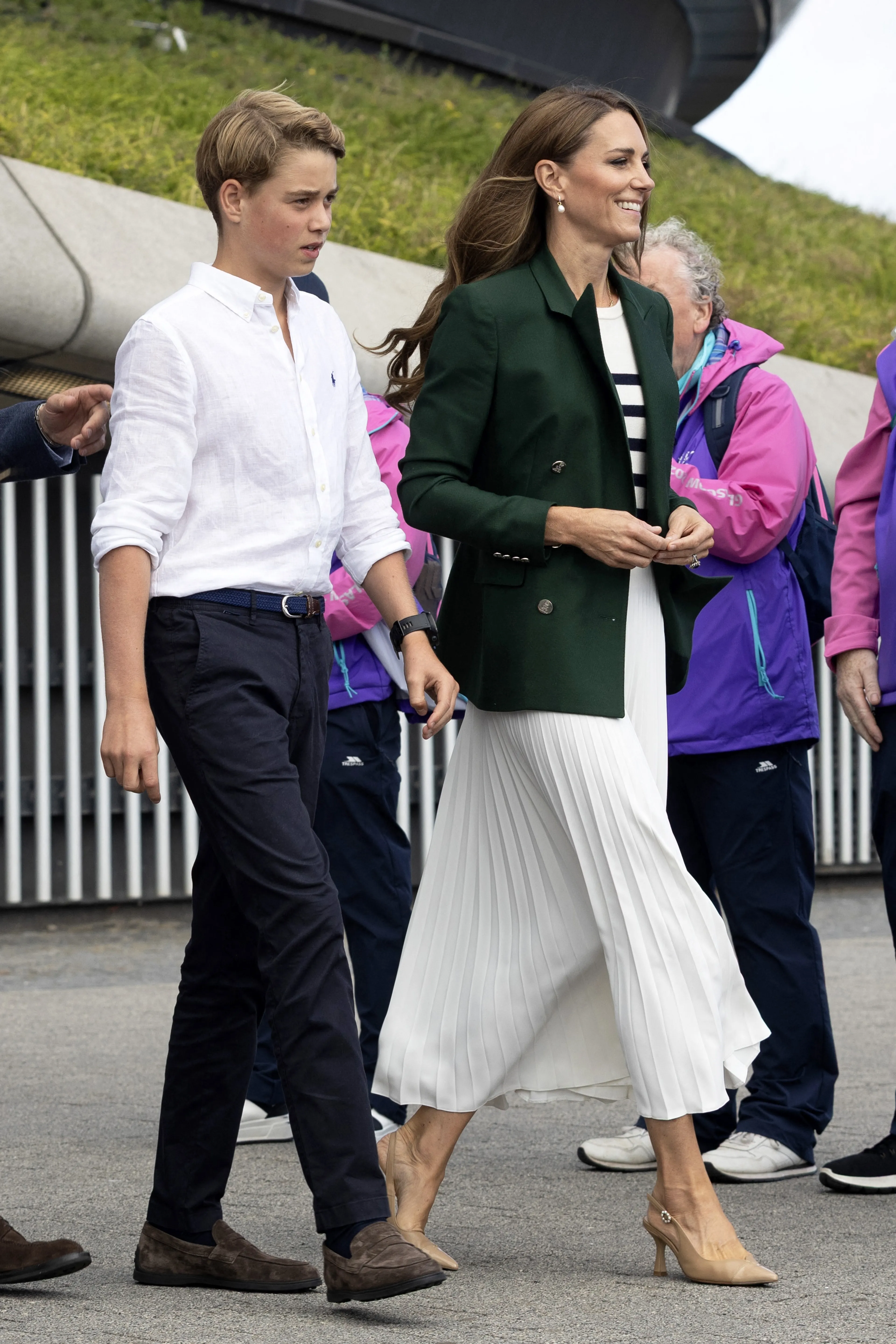 Catherine samen met haar oudste zoon, prins George.