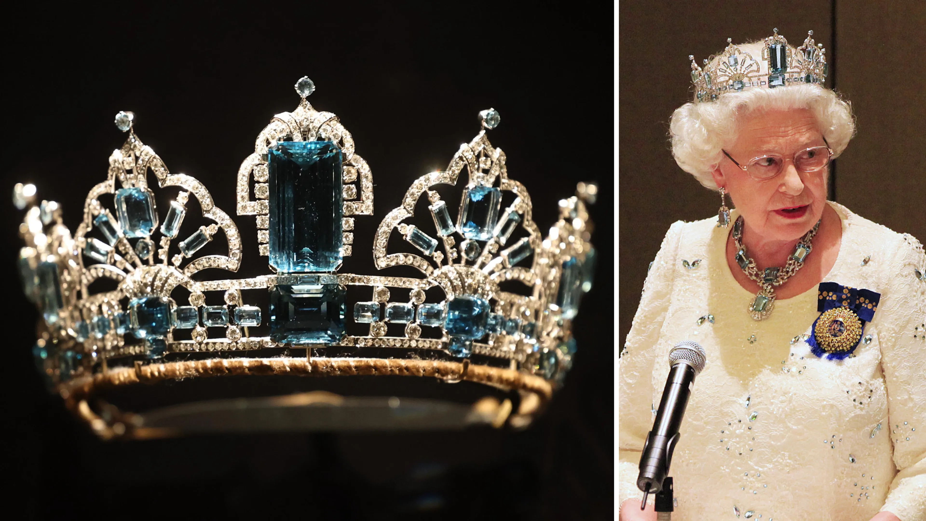 Dit unieke diadeem van wijlen koningin Elizabeth kun je nu van dichtbij bekijken