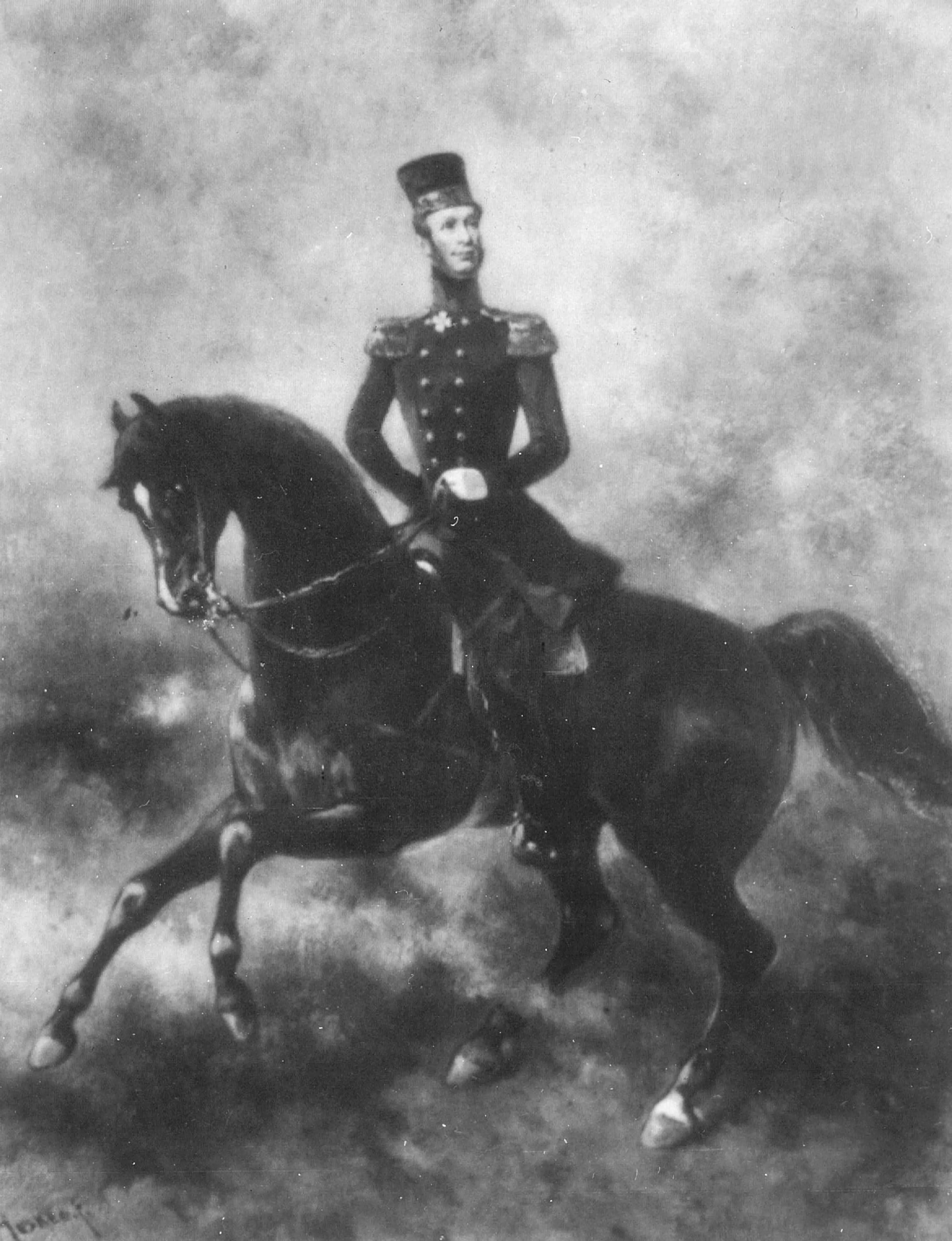 Koning Willem II (1845).