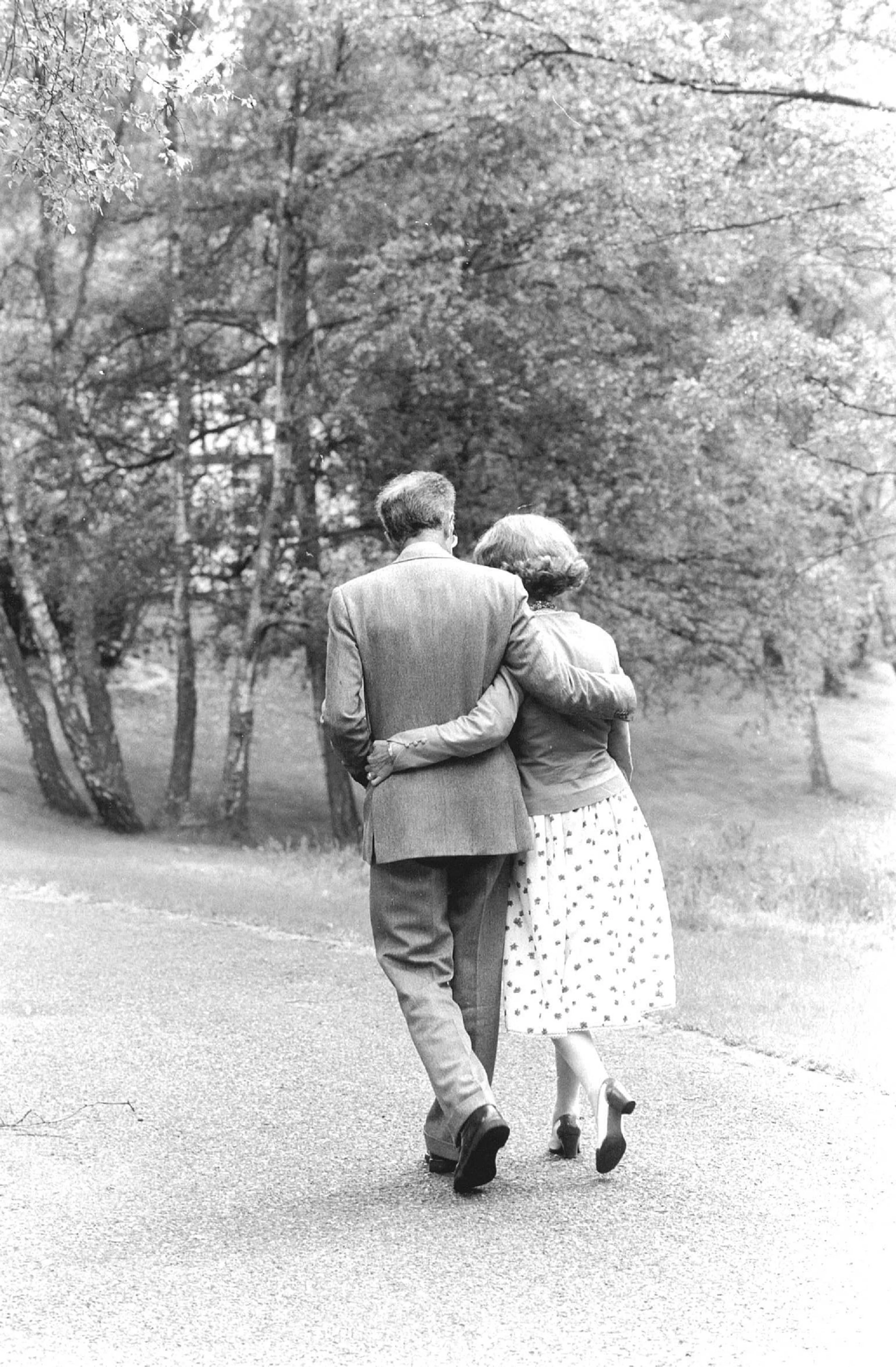 Boudewijn en Fabiola in 1990.