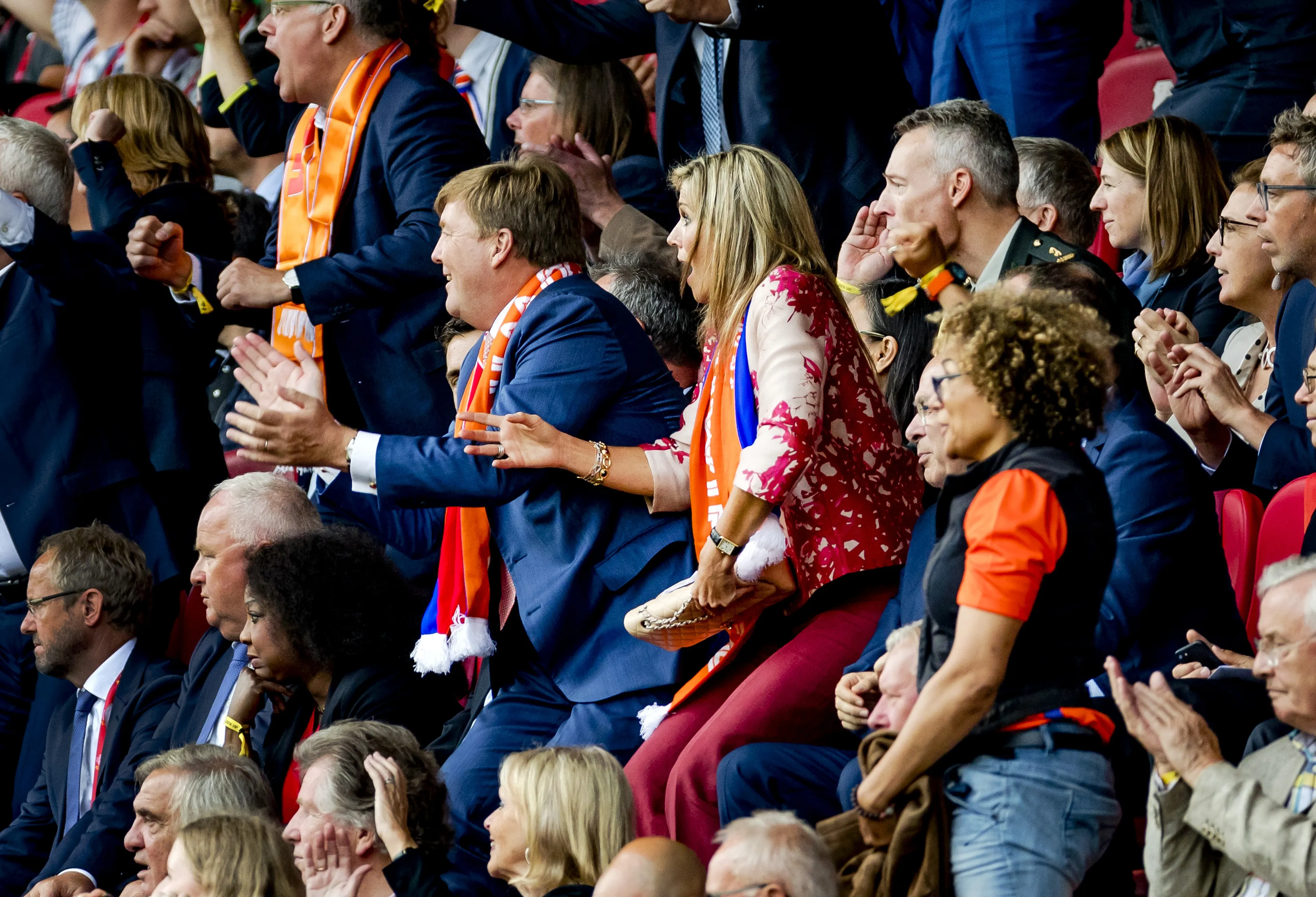 Het was een spannende wedstrijd.