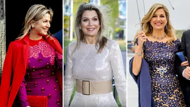 Het ambacht achter Máxima's Claes Iversen jurken: "Meer dan 500 uren aan borduurwerk"