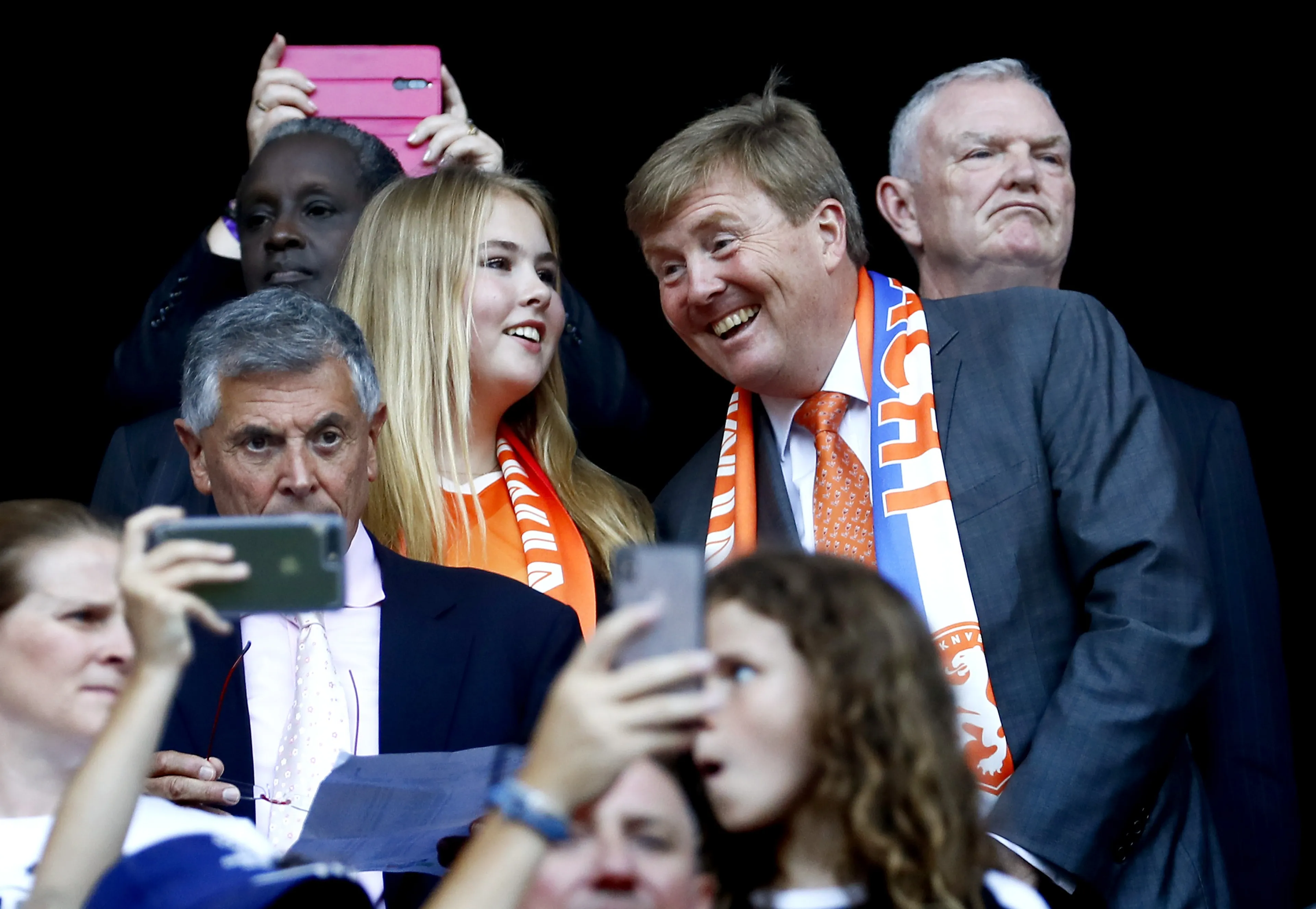Ze zaten op de tribune tijdens de finale in Frankrijk.