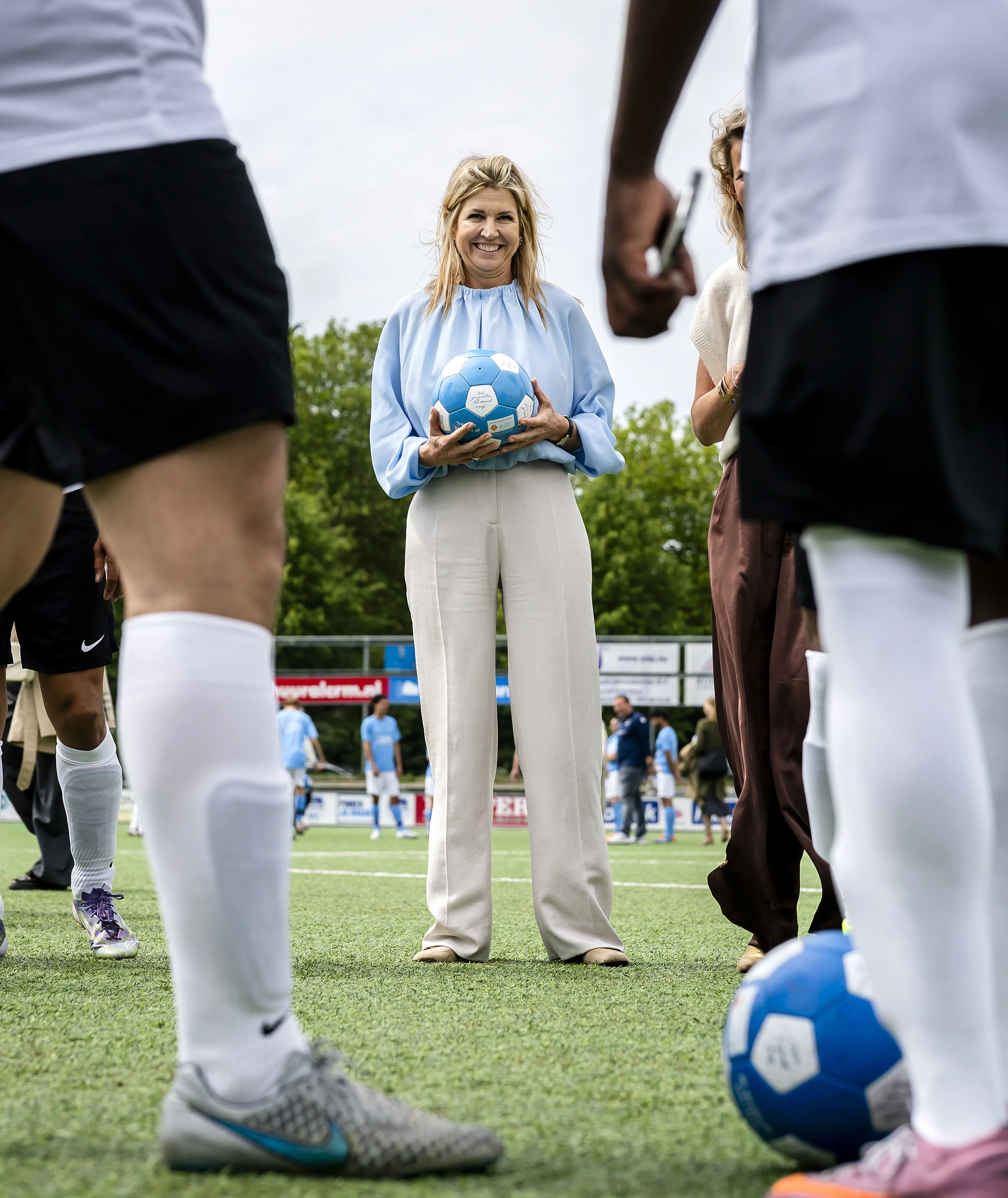 2 juni: koningin Máxima tijdens de aftrap van ‘De Onzichtbare Blessure’.