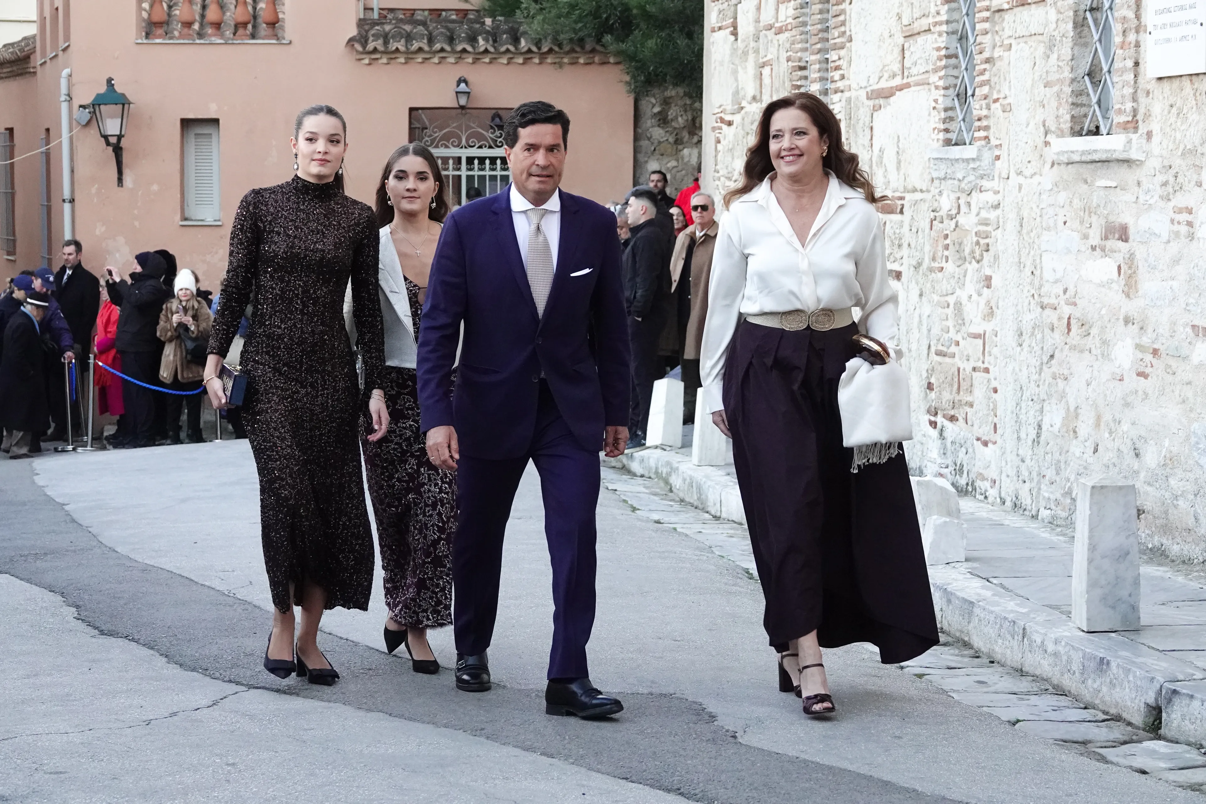 Prinses Alexia met haar man en twee dochters.