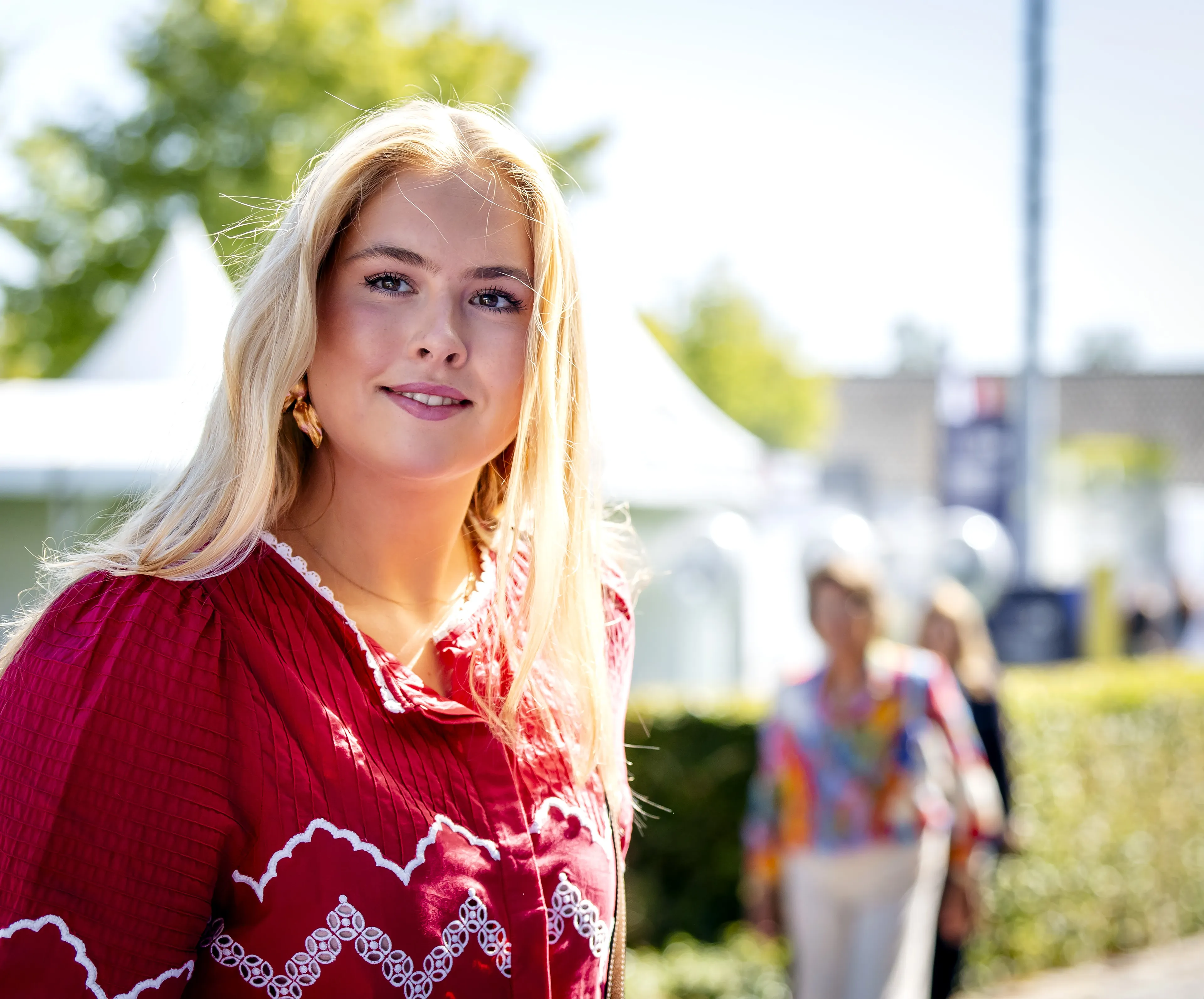 De Prinses van Oranje bij de Wereldruiterspelen.