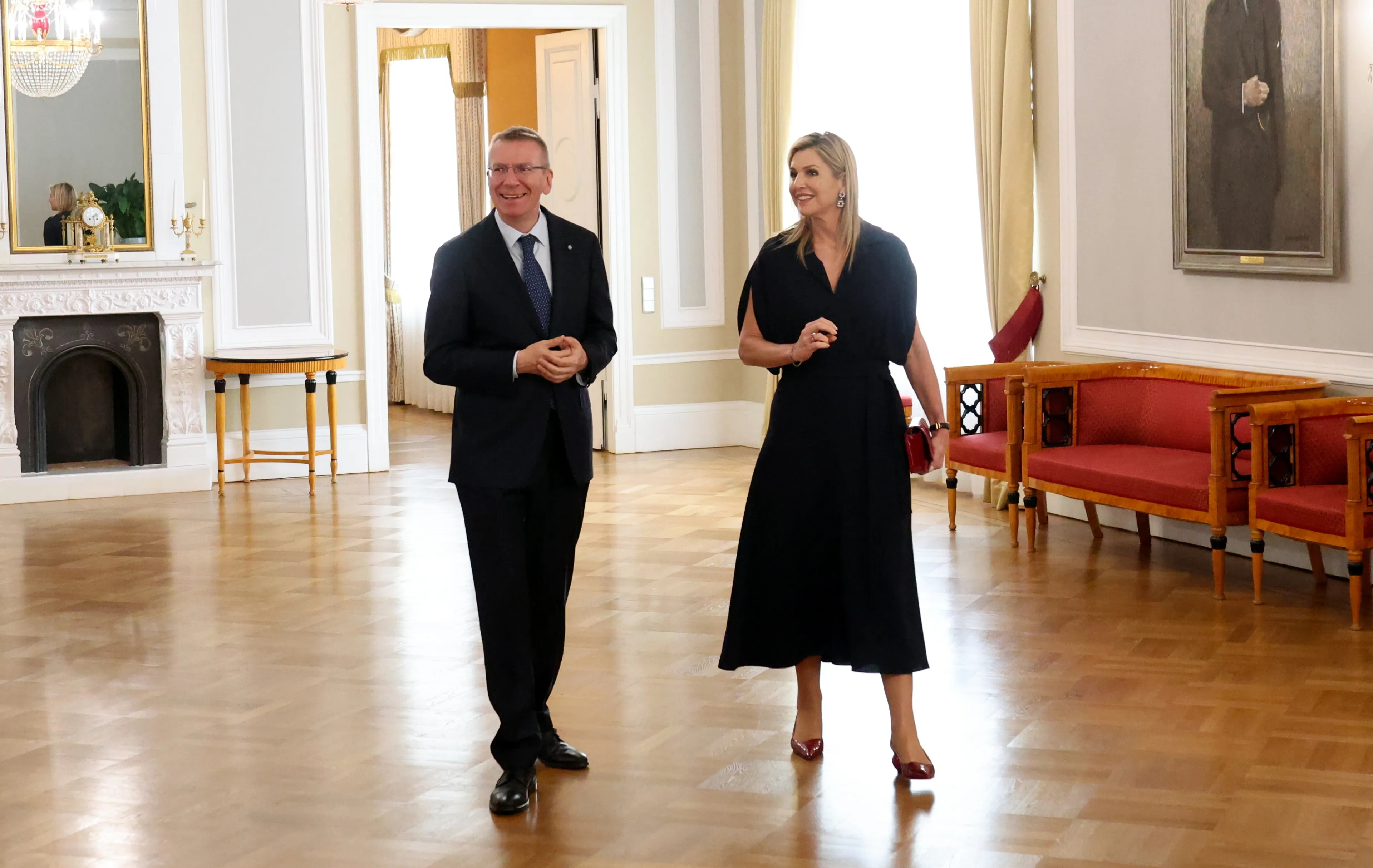 5 juni: koningin Máxima is in Riga voor haar werkzaamheden voor de Verenigde Naties.