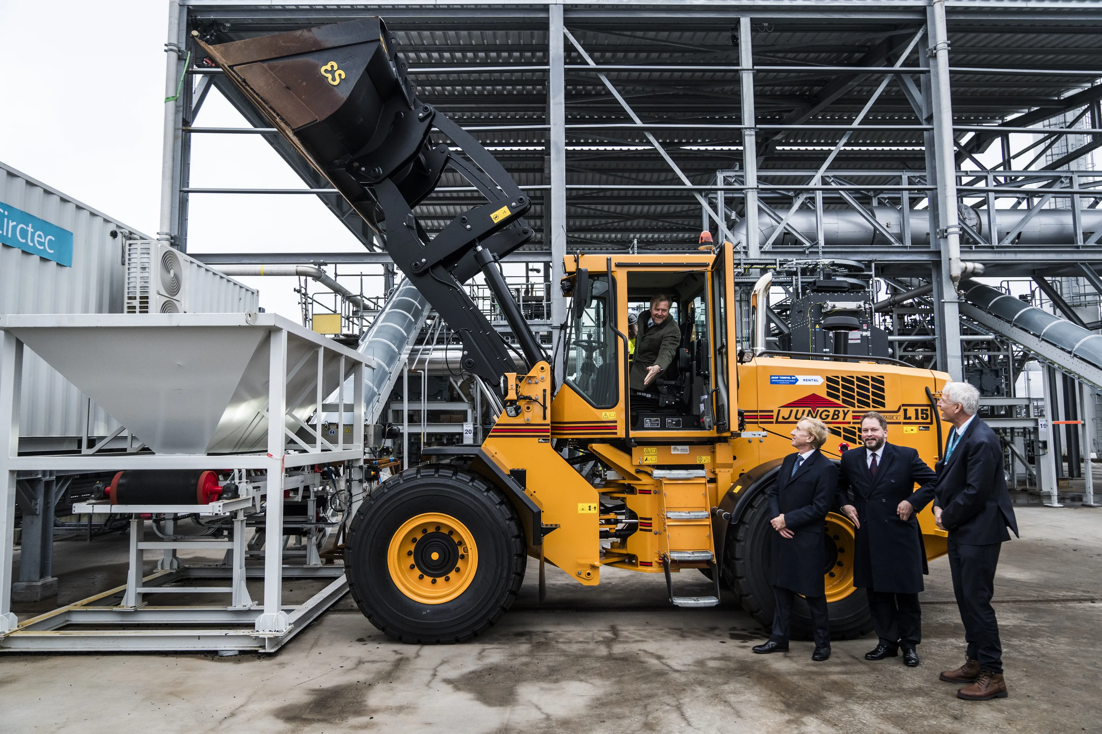 Koning Willem-Alexander is in Groningen.