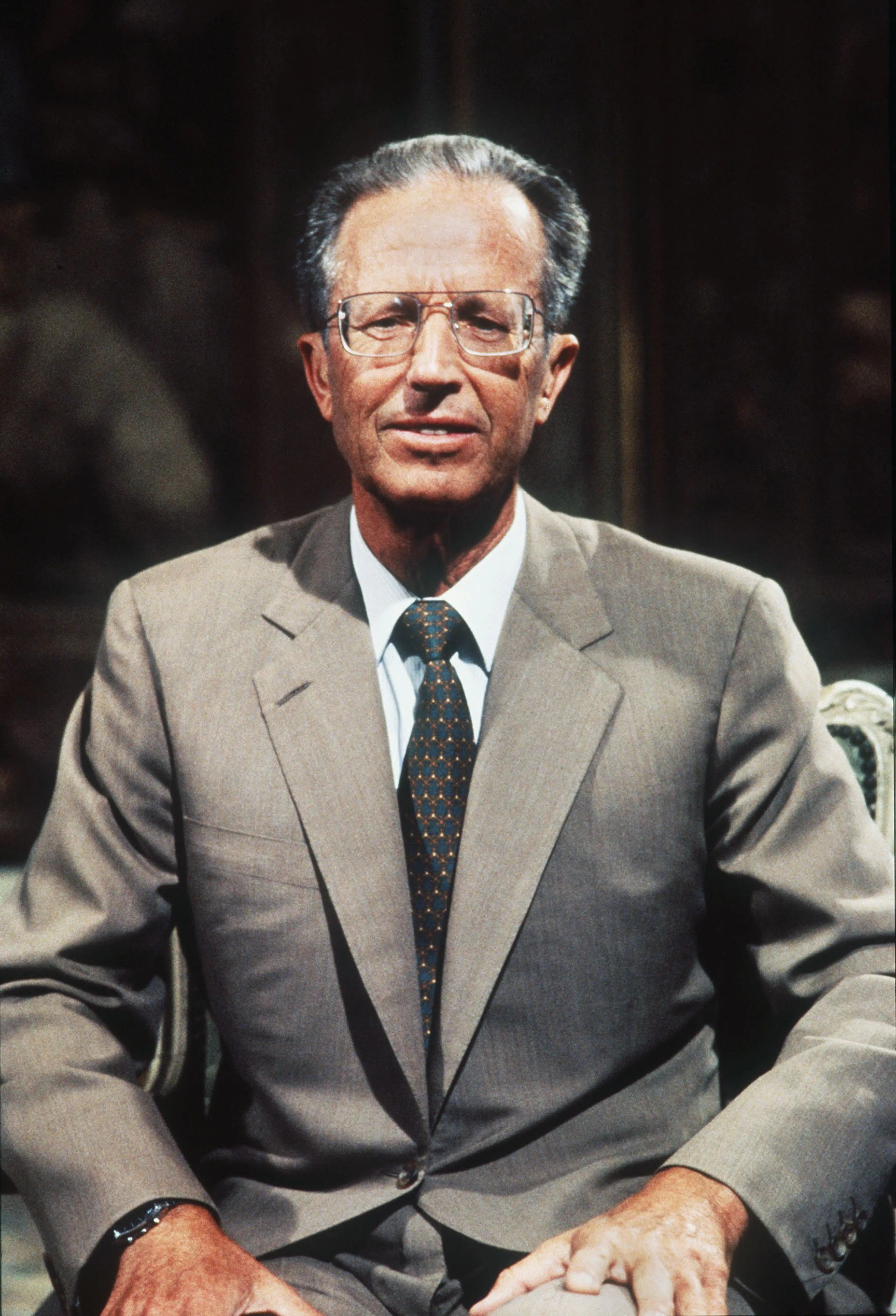 Koning Boudewijn op oudere leeftijd.