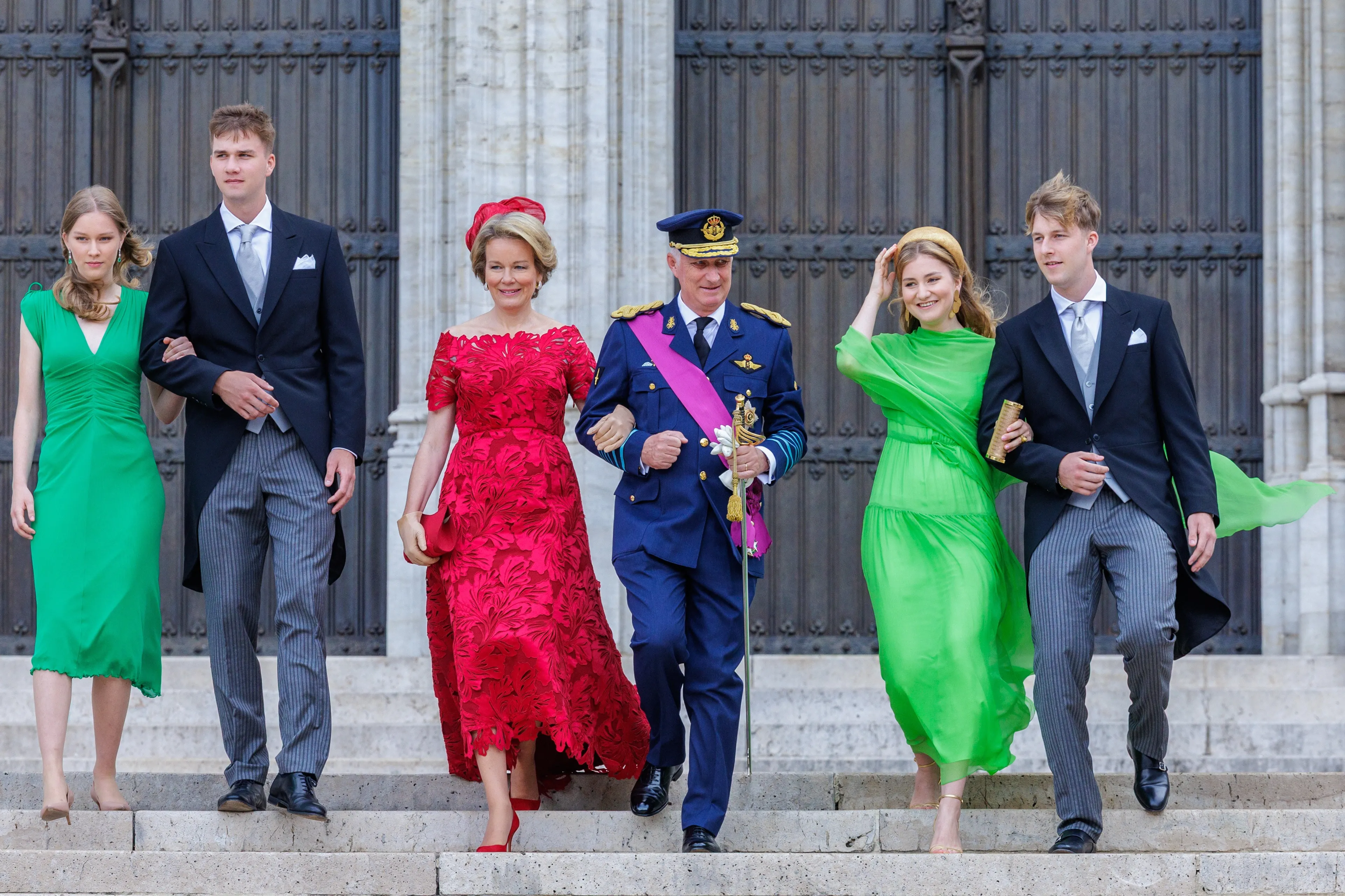 De meest recente foto van het complete gezin (2025).