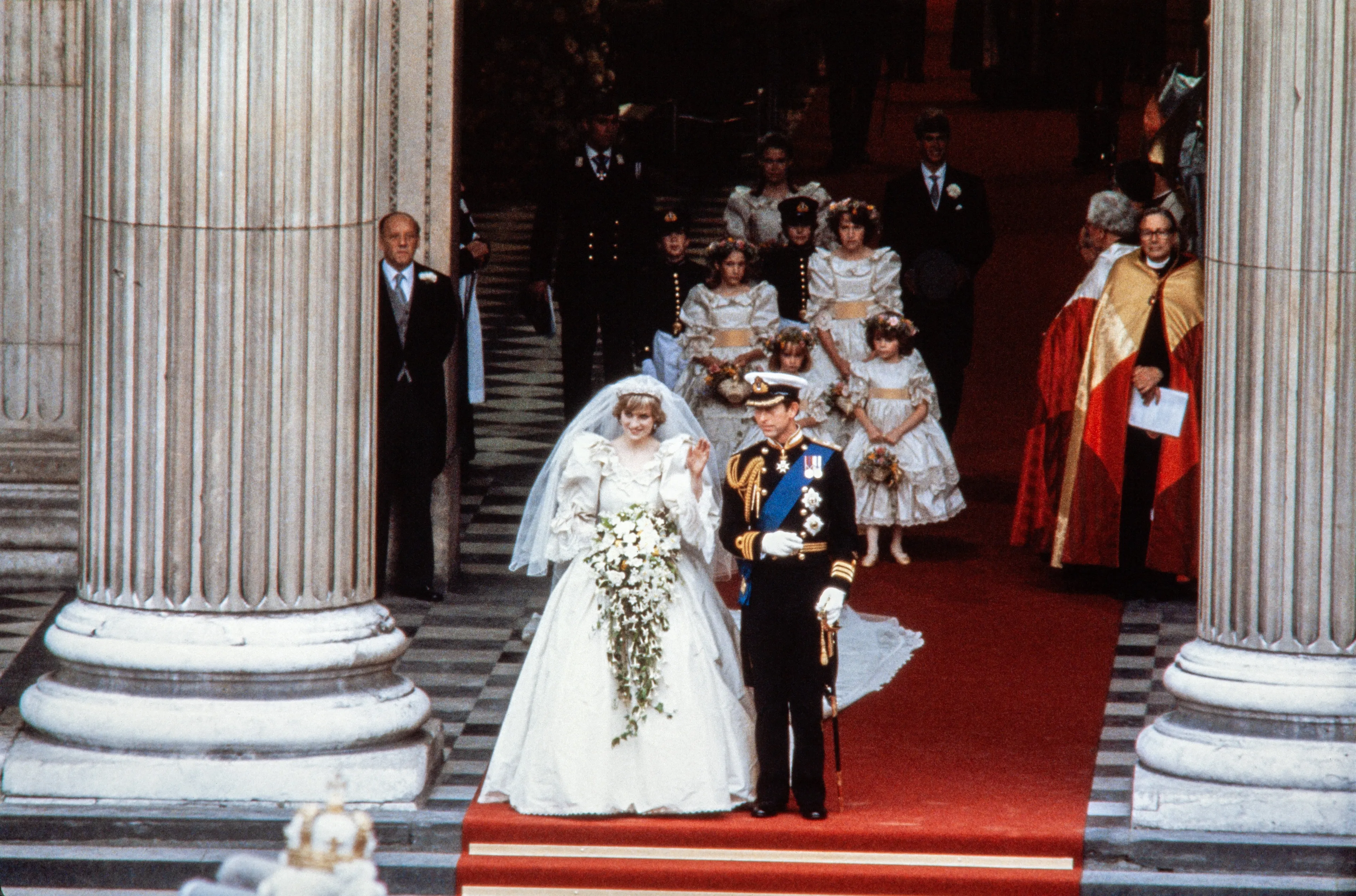 De bruiloft van prins Charles en prinses Diana (1981).