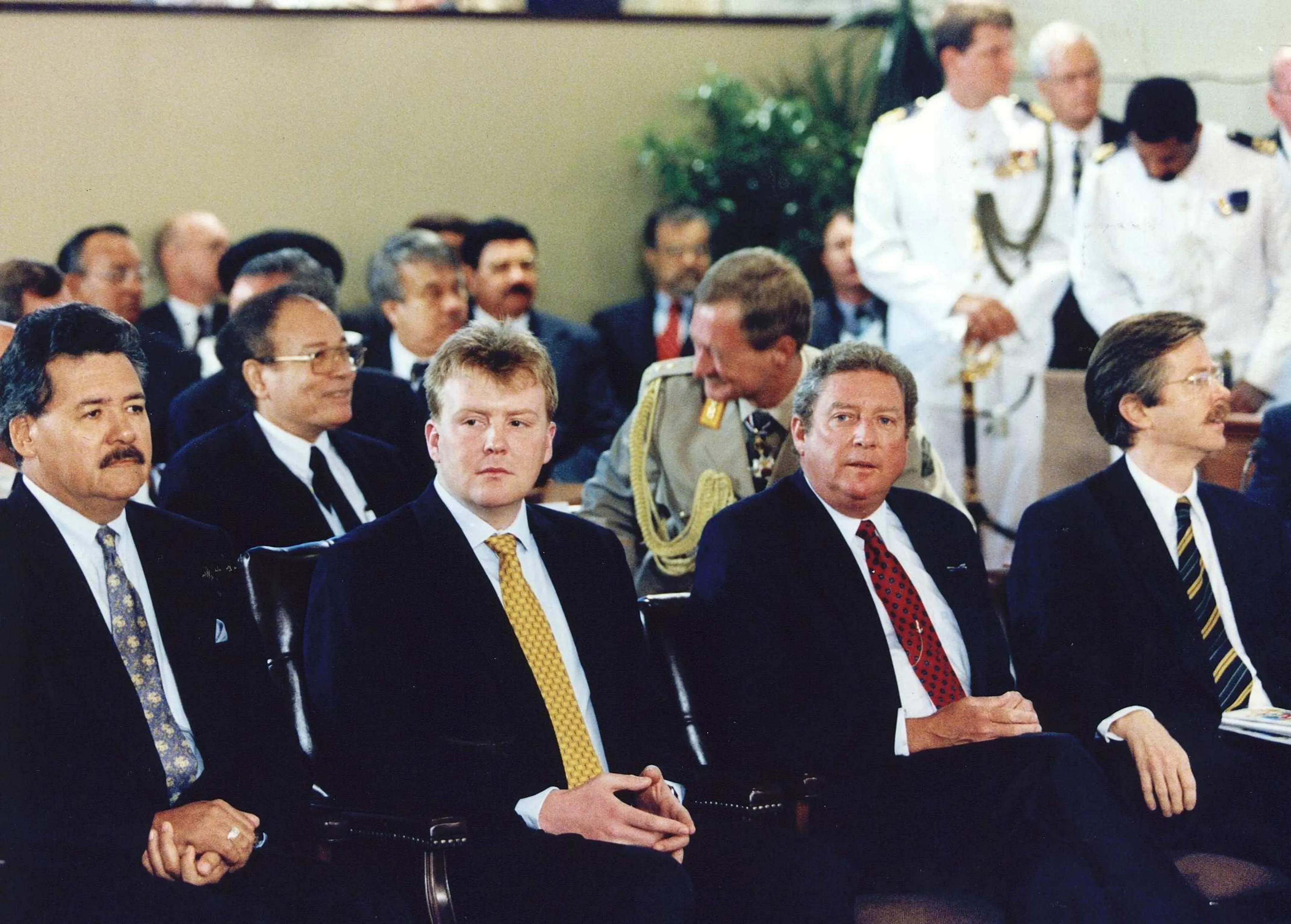 Prins Willem-Alexander bij de viering van status aparte.