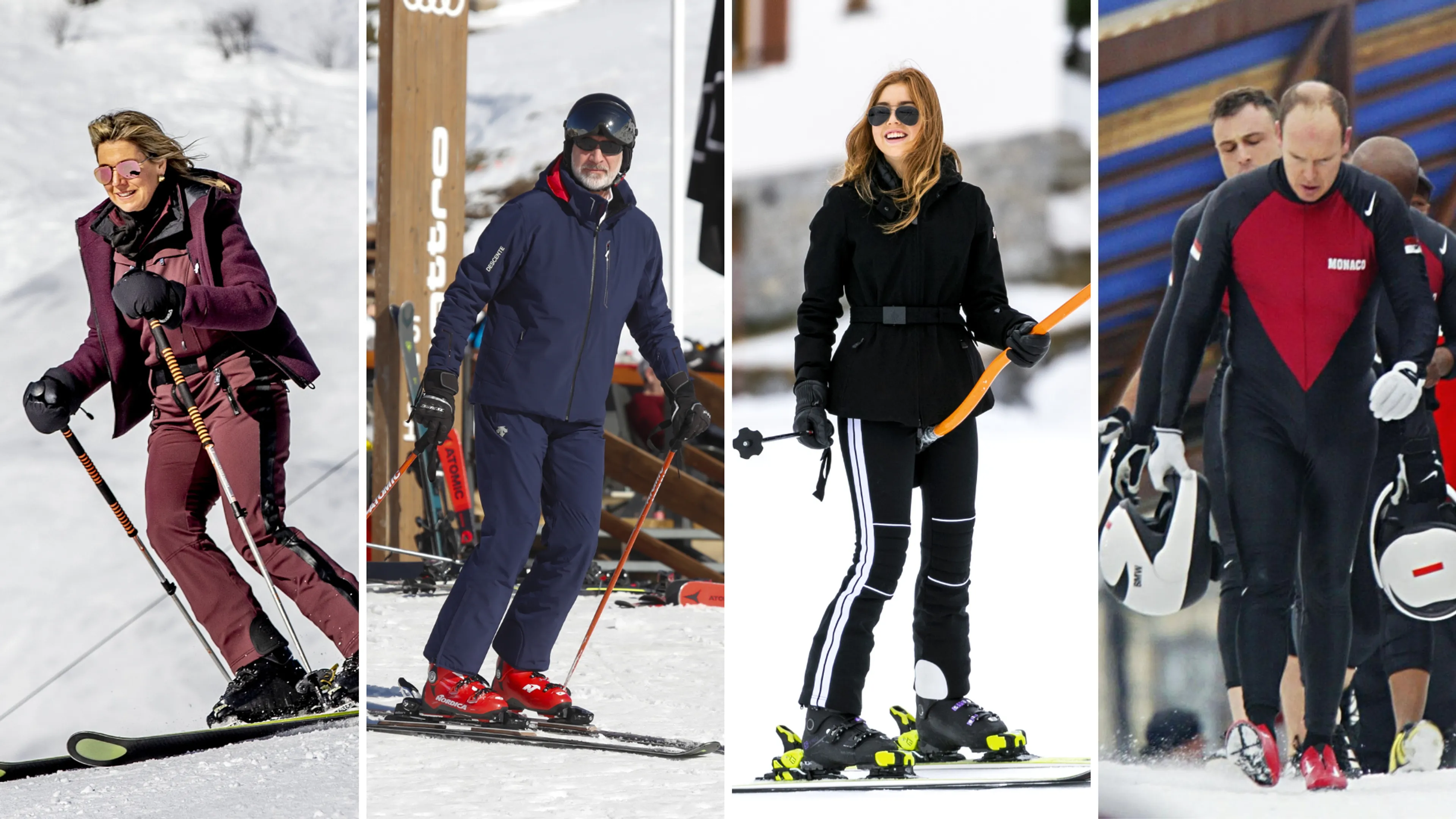 Van het paleis naar de piste: wintersportende royals in beeld