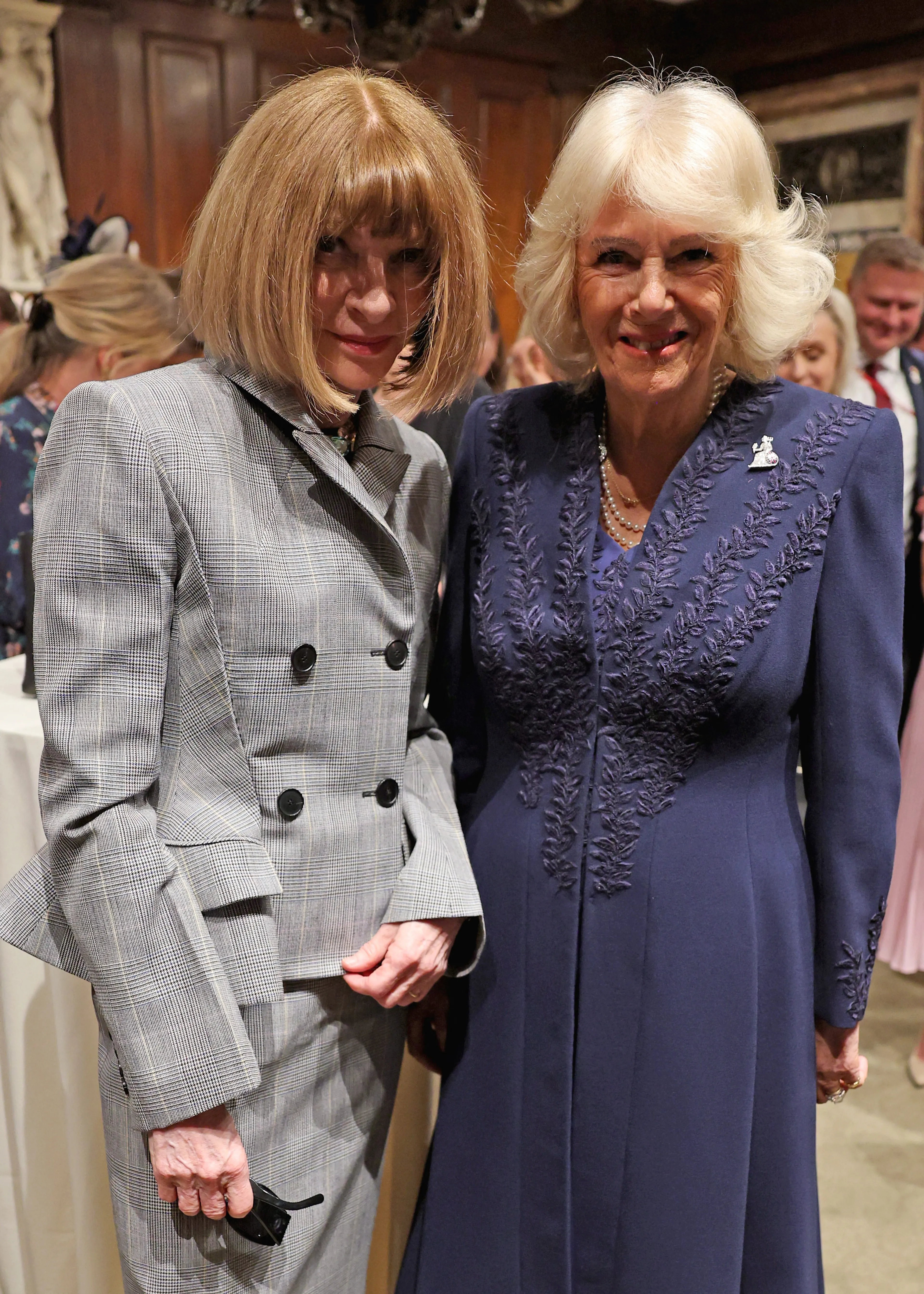 Koningin Camilla met Anna Wintour.