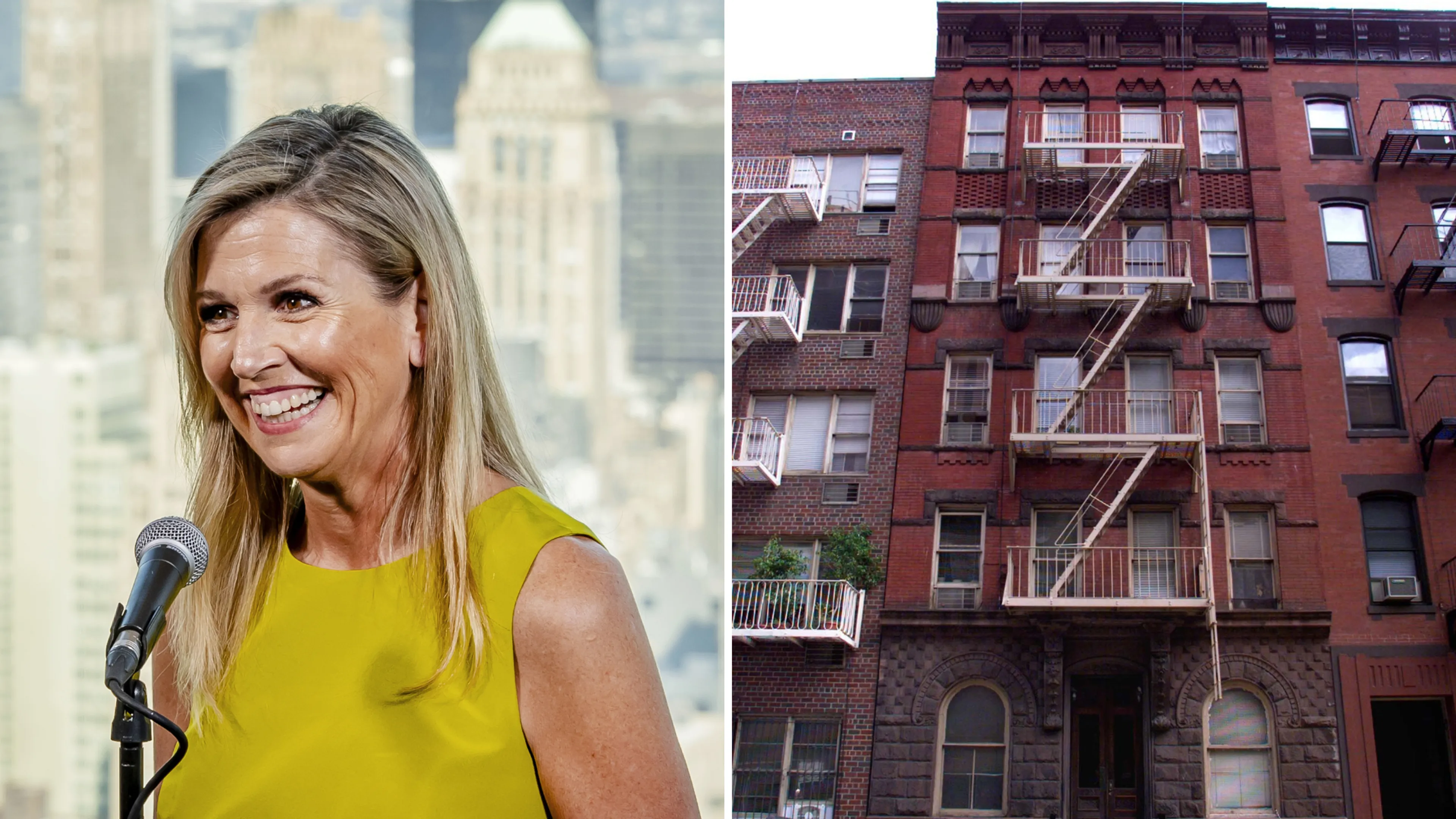 Hier woonde (en leefde) koningin Máxima in New York