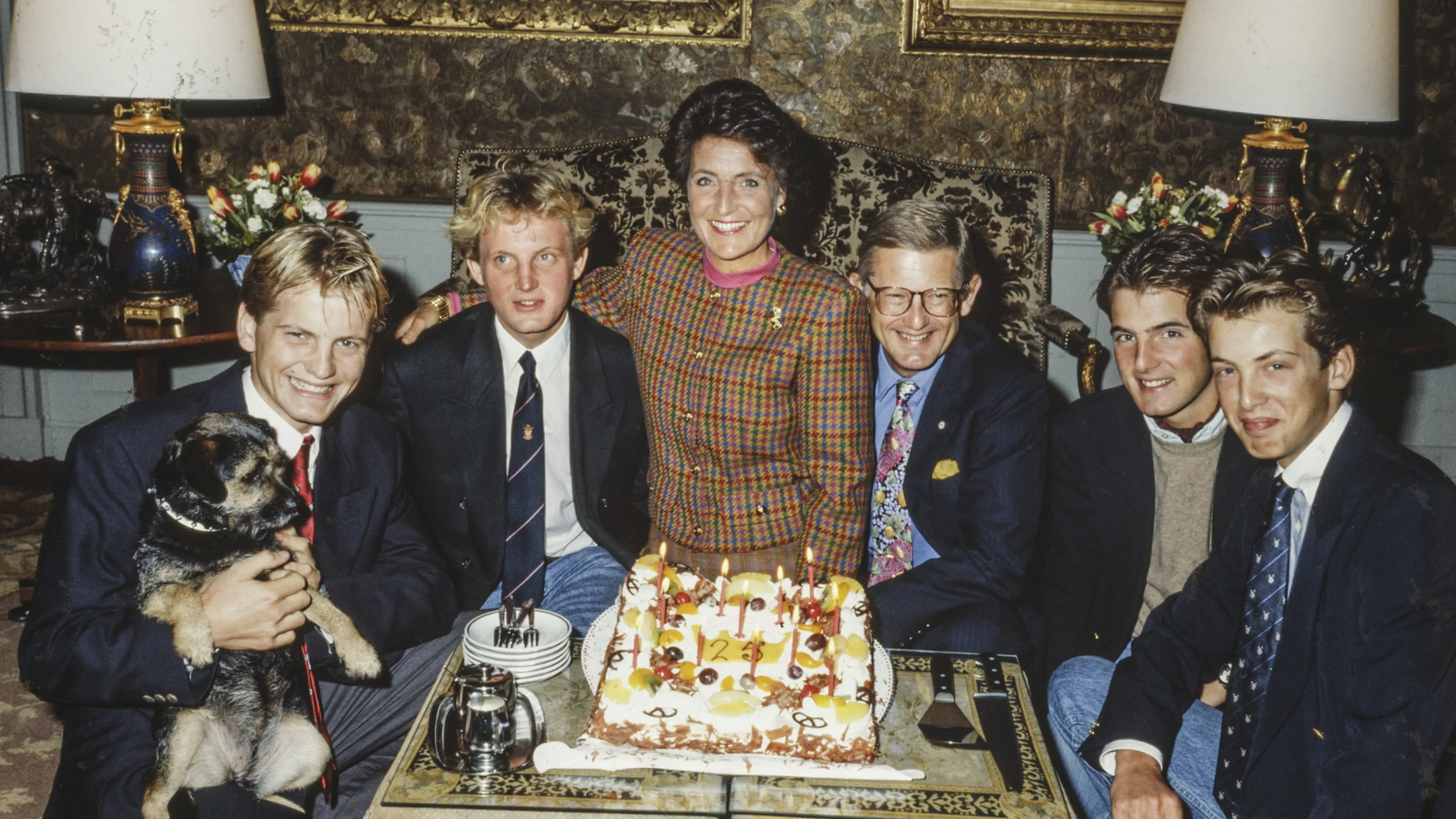 Hoe is prinses Margriet als moeder van vier zoons?
