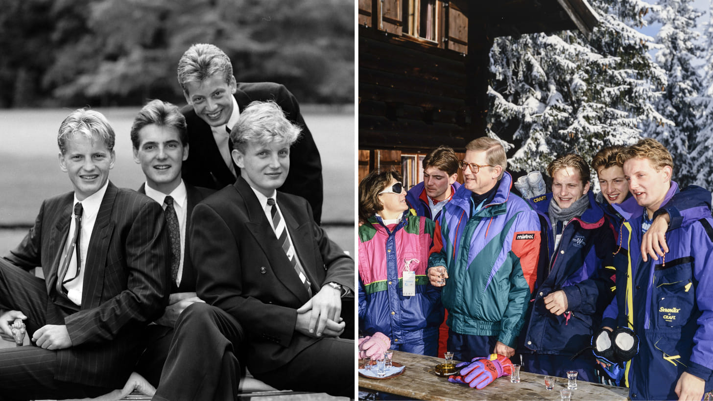 Lekker kijken: de leukste foto's van de broers Pieter-Christiaan, Floris, Maurits en Bernhard