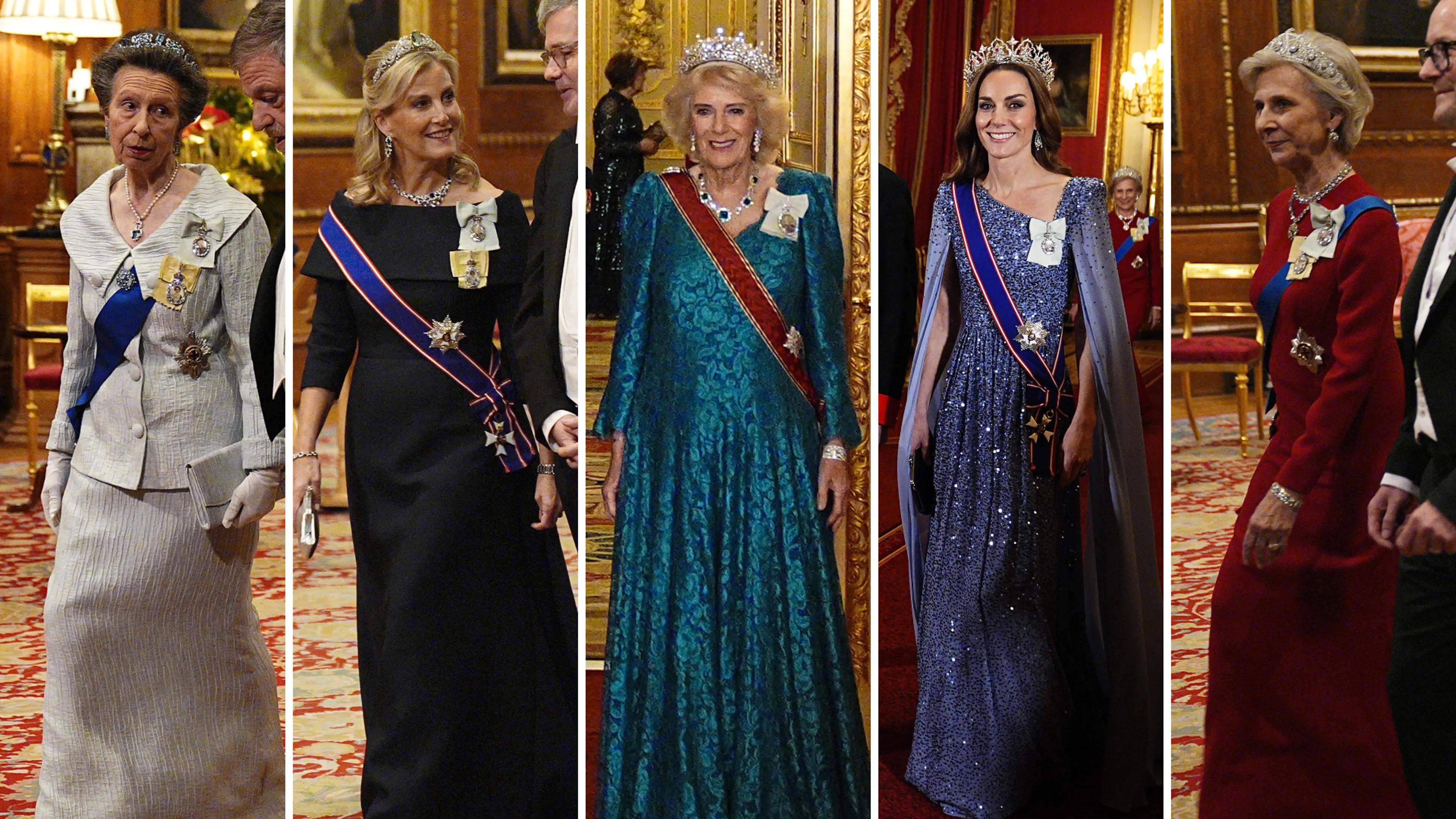 Op een rij: álle diademen van het staatsbanket in het Verenigd Koninkrijk