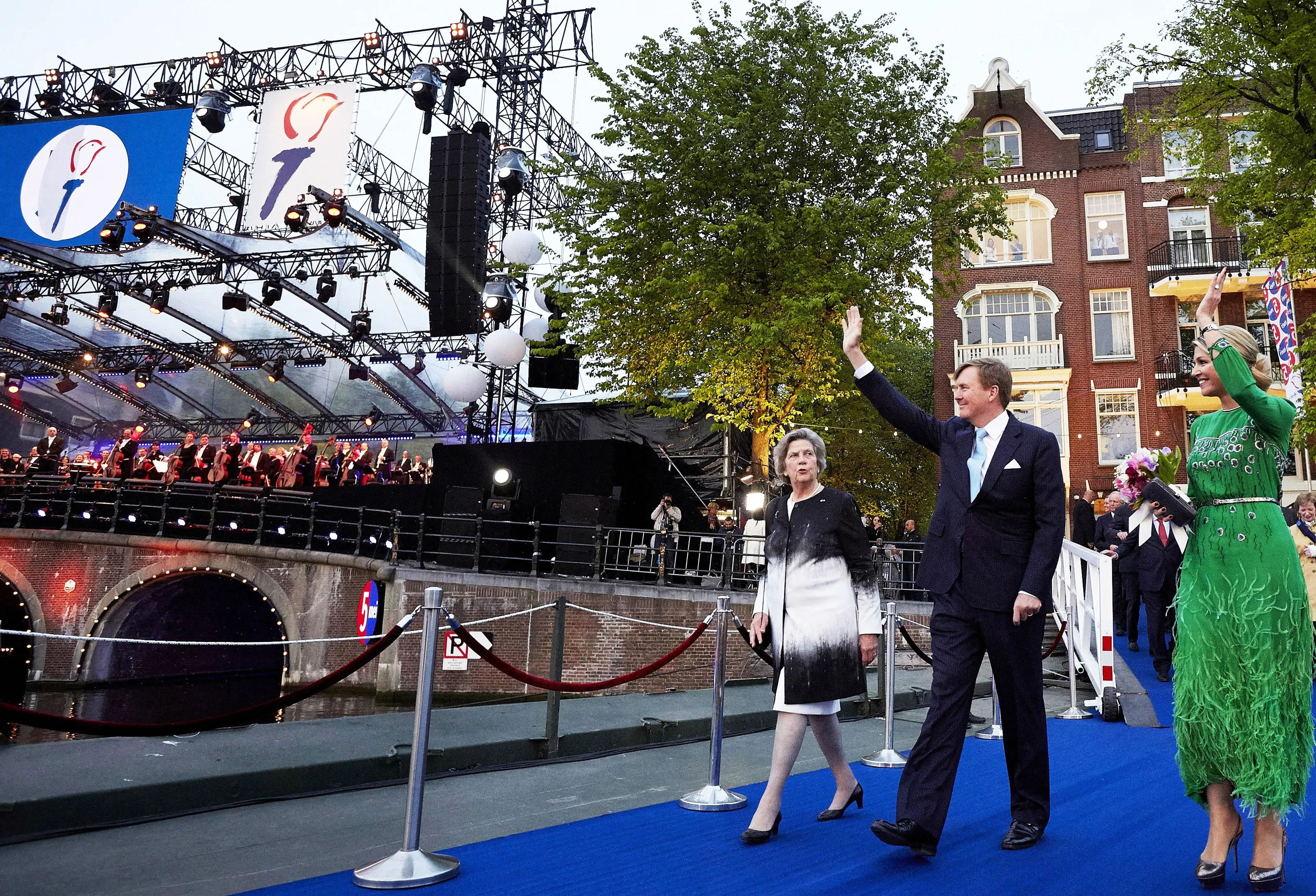 Máxima bij het 5 mei-concert (2014).