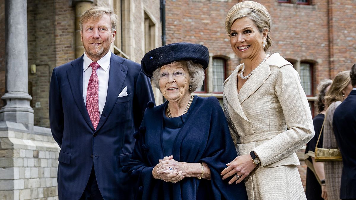 King Willem-Alexander, Queen Máxima, and Princess Beatrix Attend Four Freedoms Awards Ceremony in Middelburg