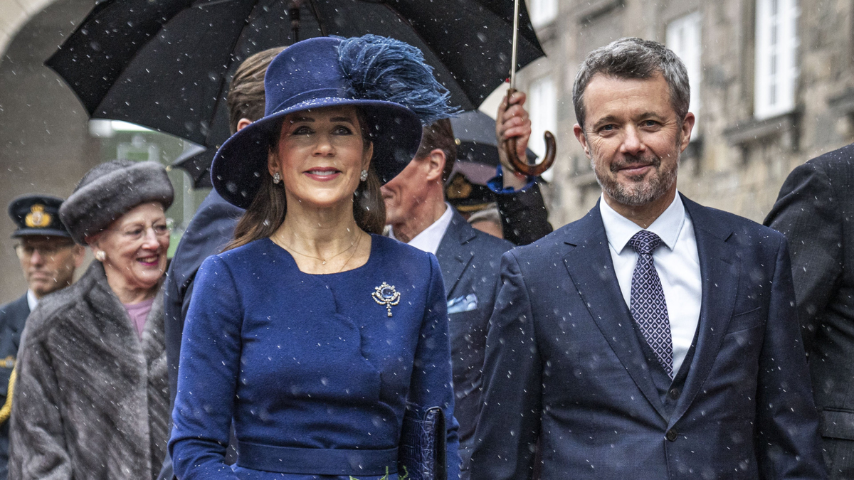 The day after: Deense koninklijke familie met elkaar op pad