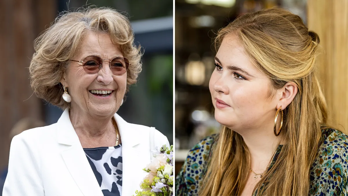 Inspireerde Amalia haar oud-tante Margriet met deze jurk? - Blauw Bloed