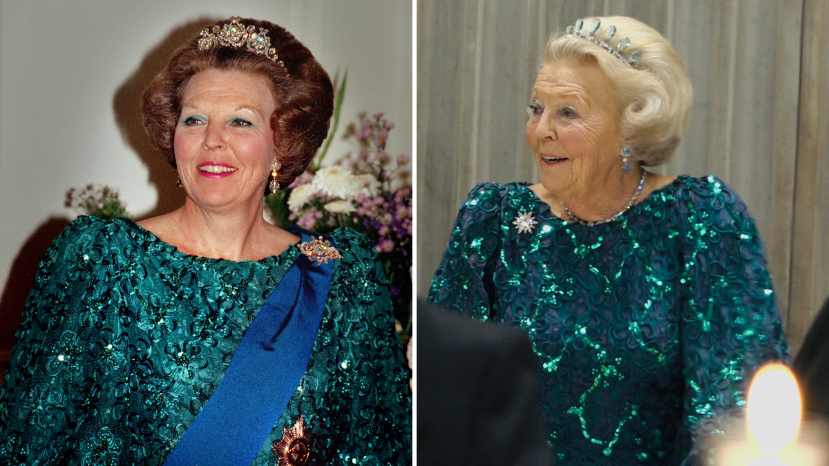 Leuk! Beatrix haalt 'favoriete' jurk na 25 jaar weer uit de kast