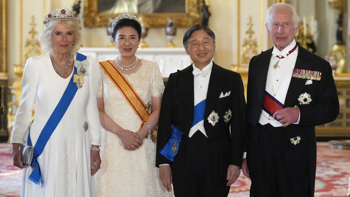 Emperor of Japan on state visit to UK