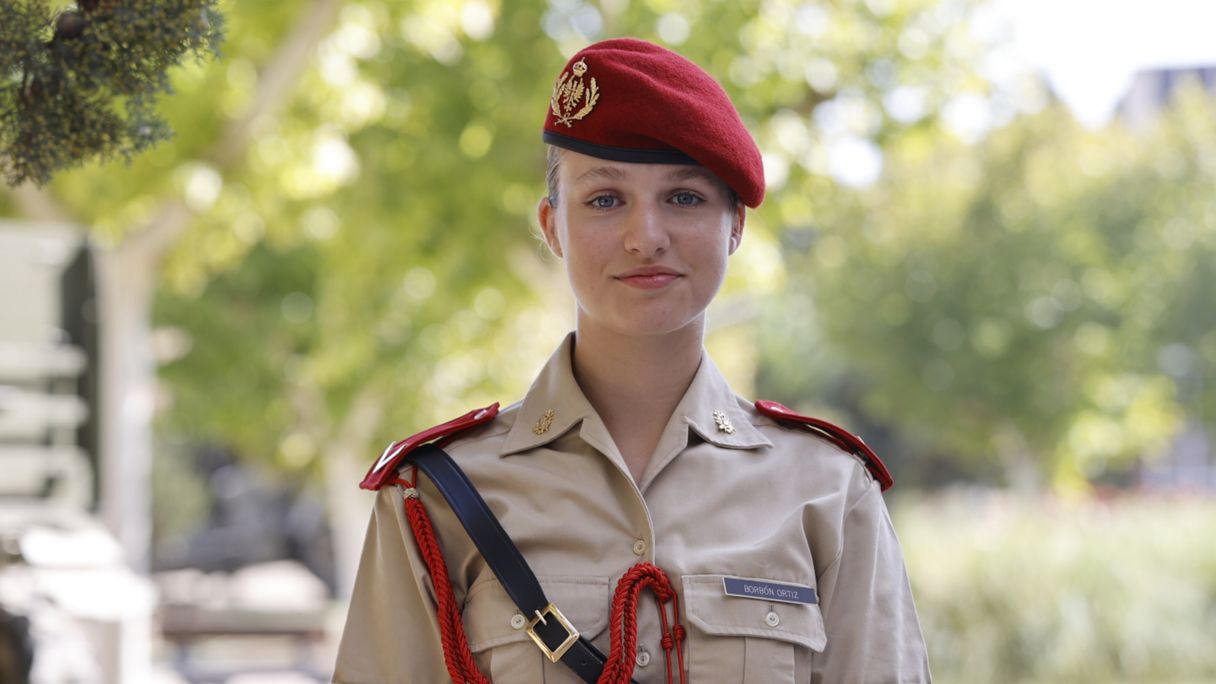 Zien: eerste mijlpaal voor Leonor bij de militaire academie