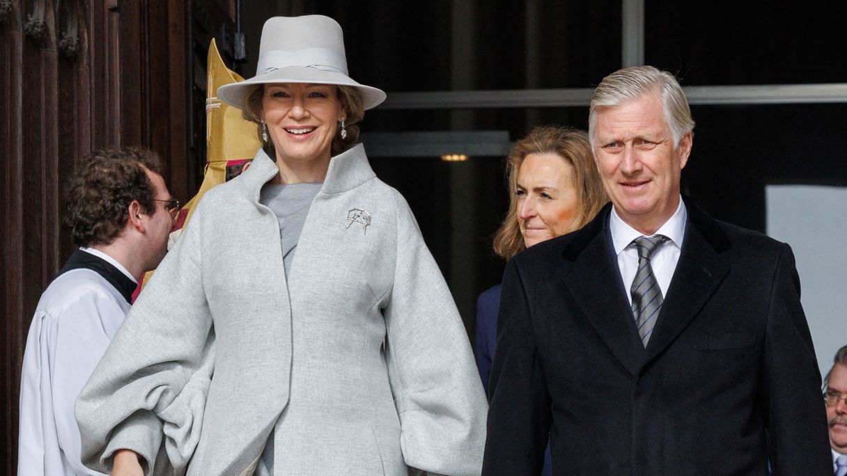 Zien: koning Filip en koningin Mathilde zijn op bezoek in Den Haag