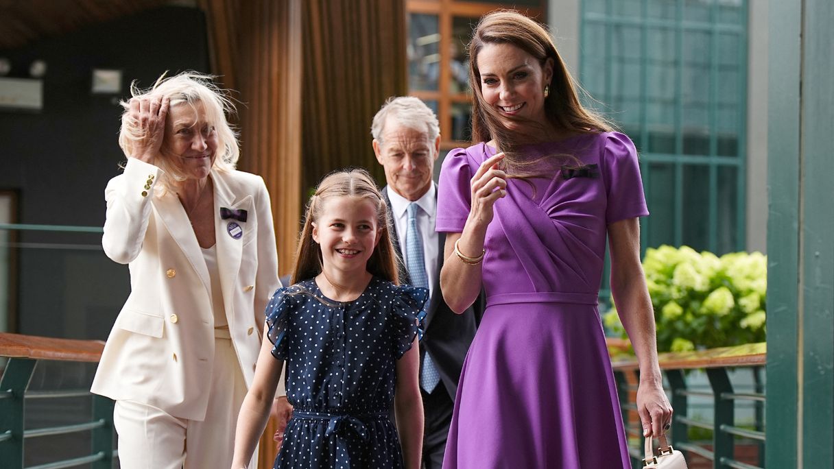 Verrassing! Catherine, de prinses van Wales neemt prinses Charlotte mee naar Wimbledon