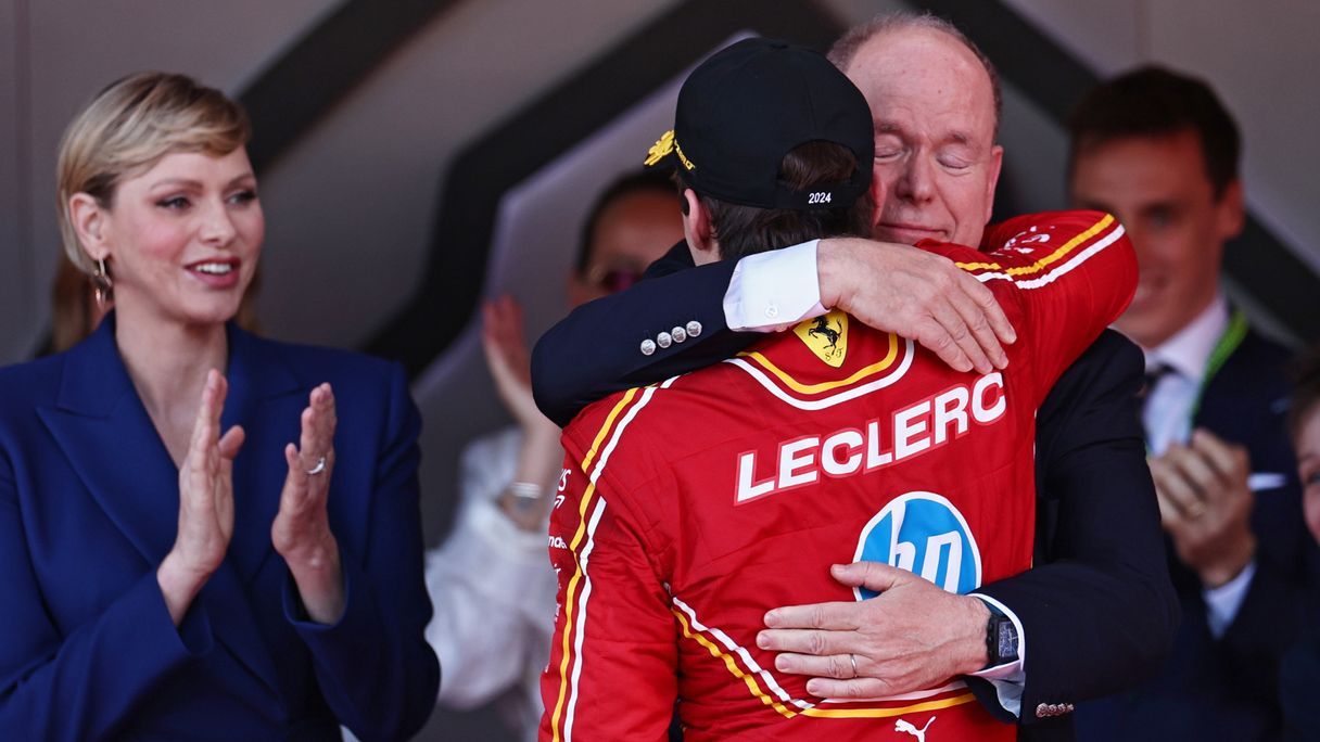 Prins Albert geëmotioneerd na historische Grand Prix-overwinning
