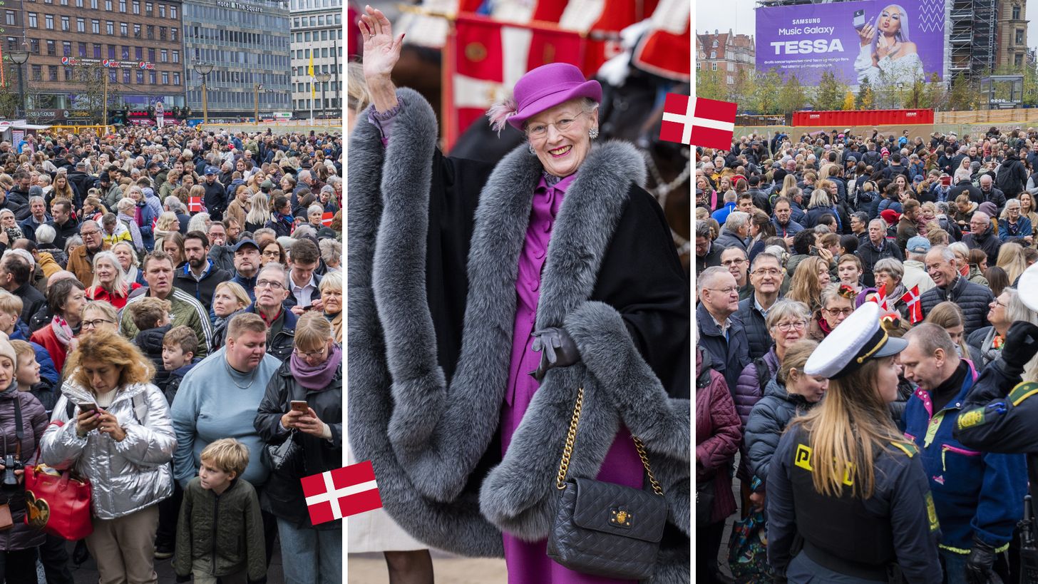 Koningin Margrethe viert groot feest met Deense volk