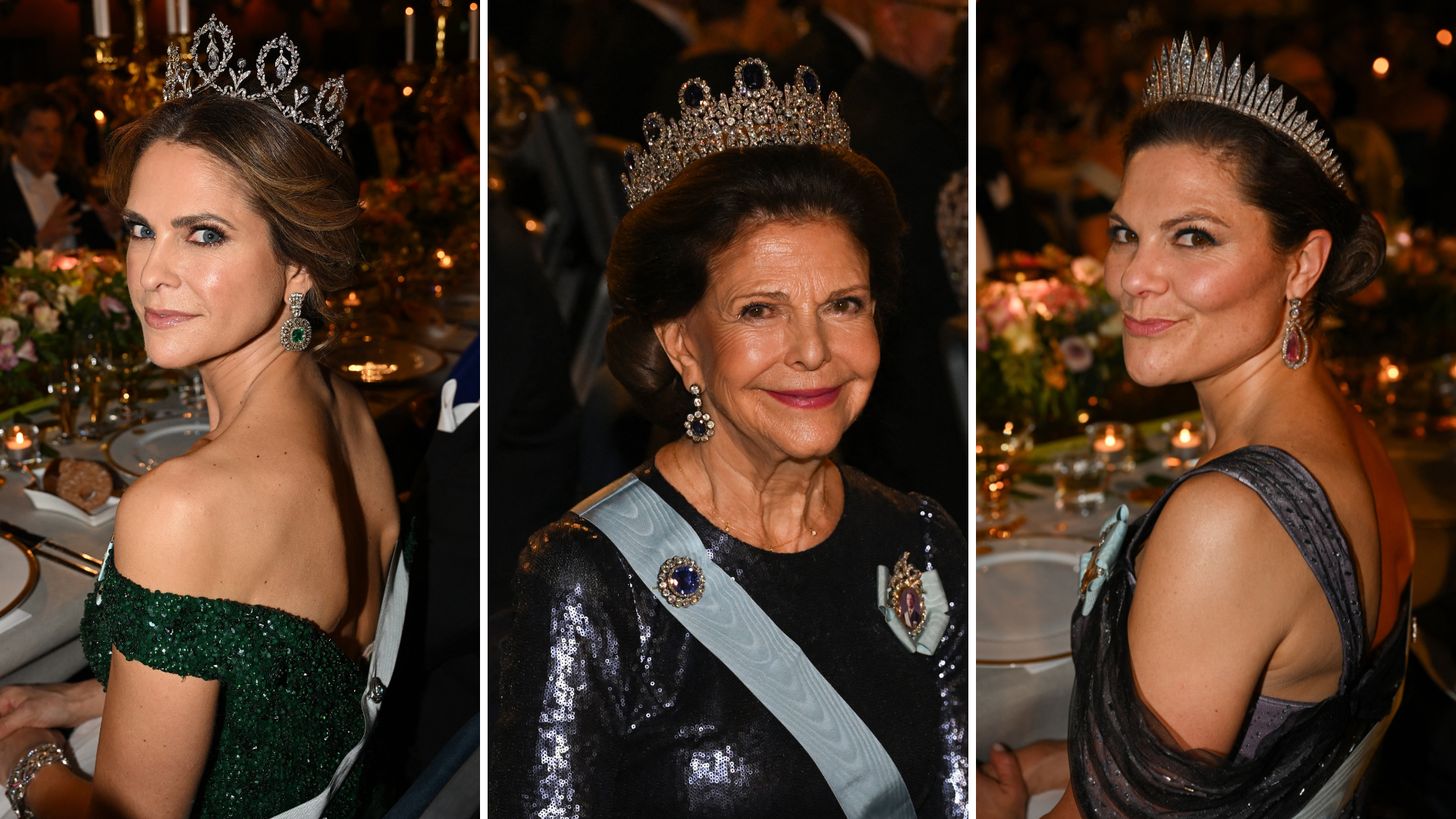 Zo gaven de Zweedse royals met hun tiara's een ode aan de recent overleden prinses Birgitta