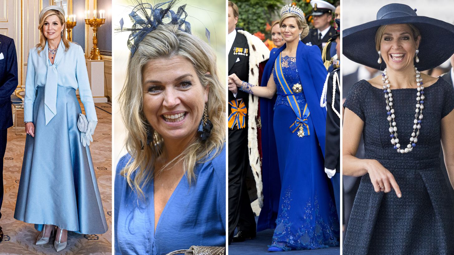 Lekker kijken: 15x de mooiste blauwe outfits van koningin Máxima