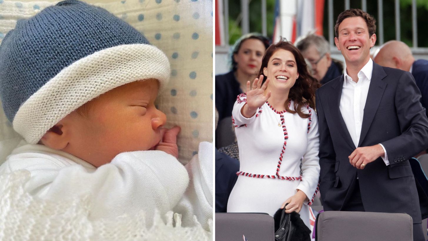 Lieve foto's: prinses Eugenie bevallen van zoontje