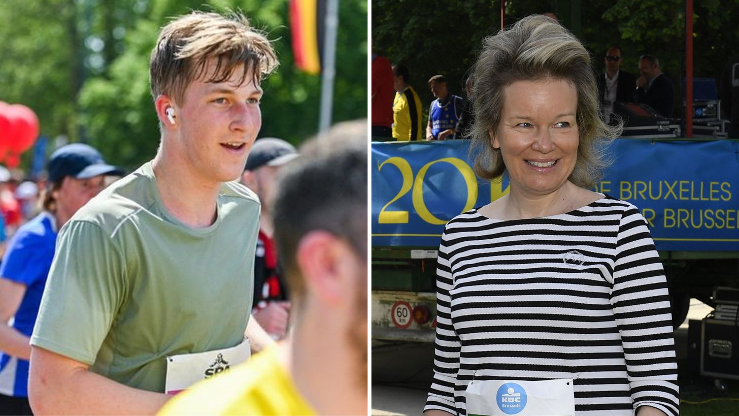 Foto's: Belgische royals besteden hun zondag sportief