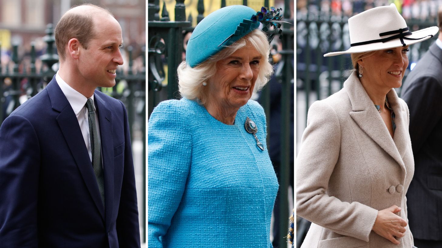 Britse royals verzamelen zich in Westminster Abbey op Commonwealth Day