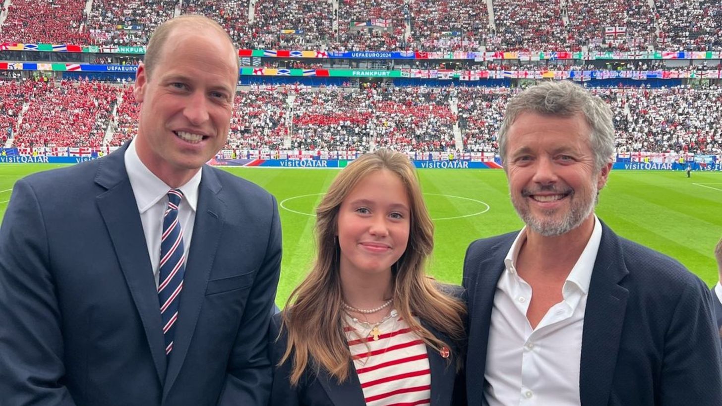 Drukte op de tribune: Europese royals genieten van EK voetbal