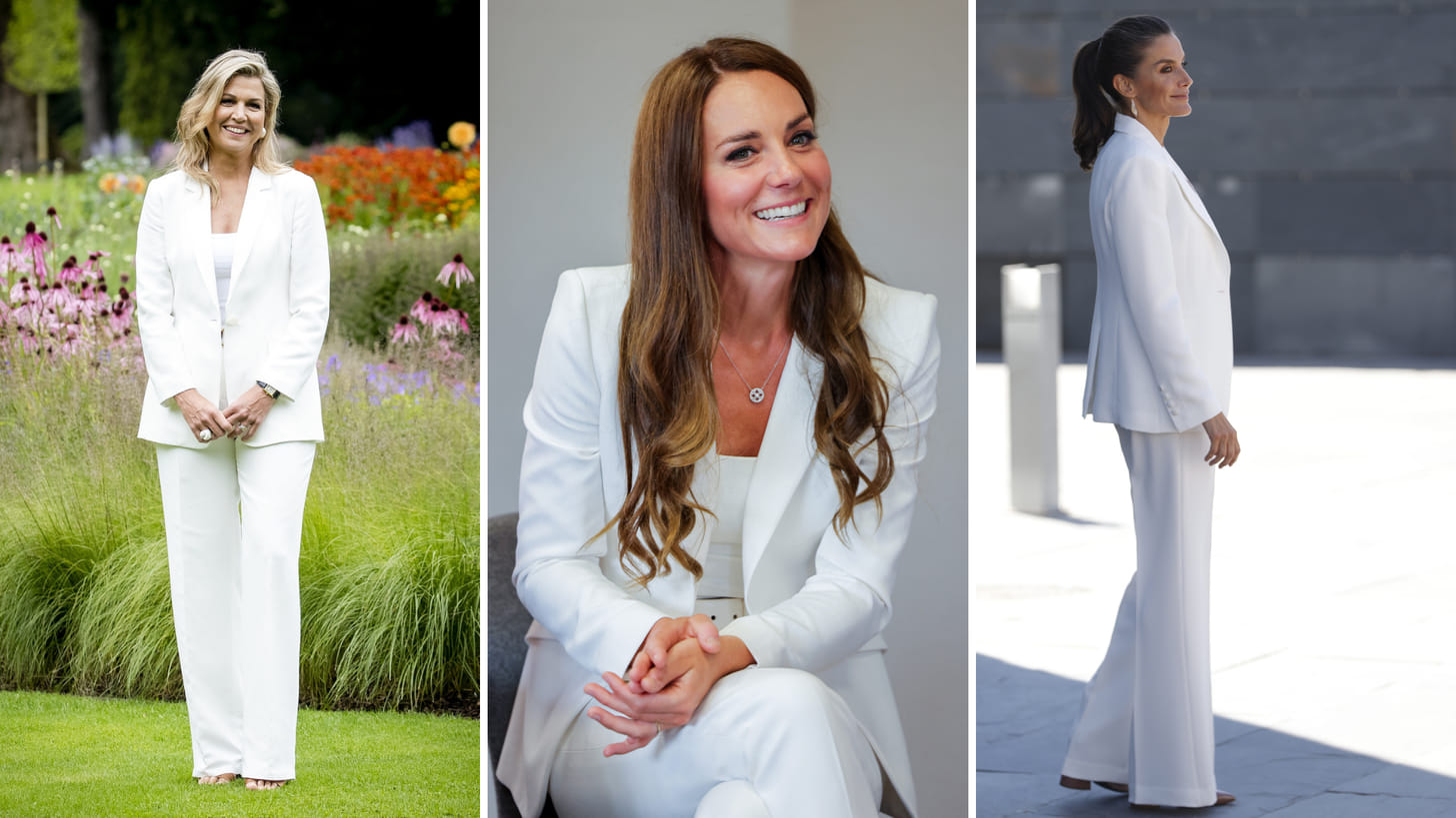 Witte pakken parade! Deze royals zijn dol op een wit kostuum
