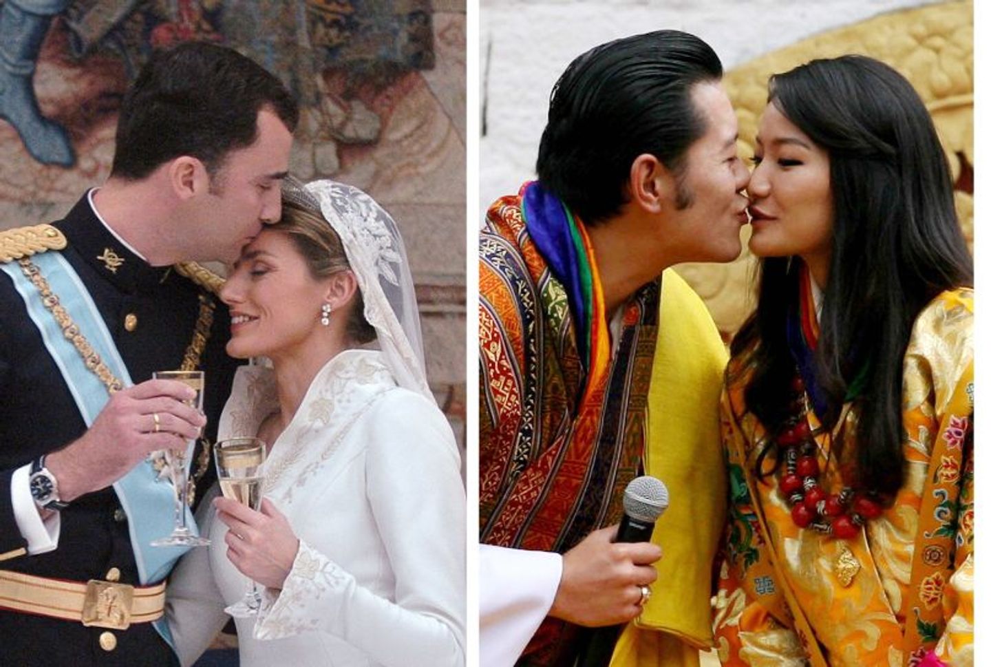 Het is Wereld Kusdag: deze koninklijke paren delen een zeldzame kus