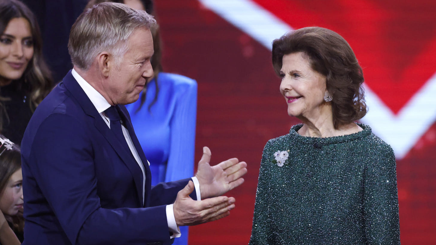 Koningin Silvia te gast bij Duits tv-programma