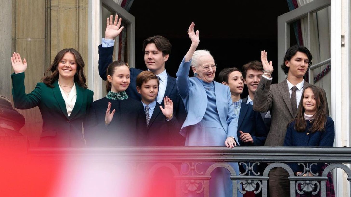 Koningin Margrethe viert 83e verjaardag met complete familie