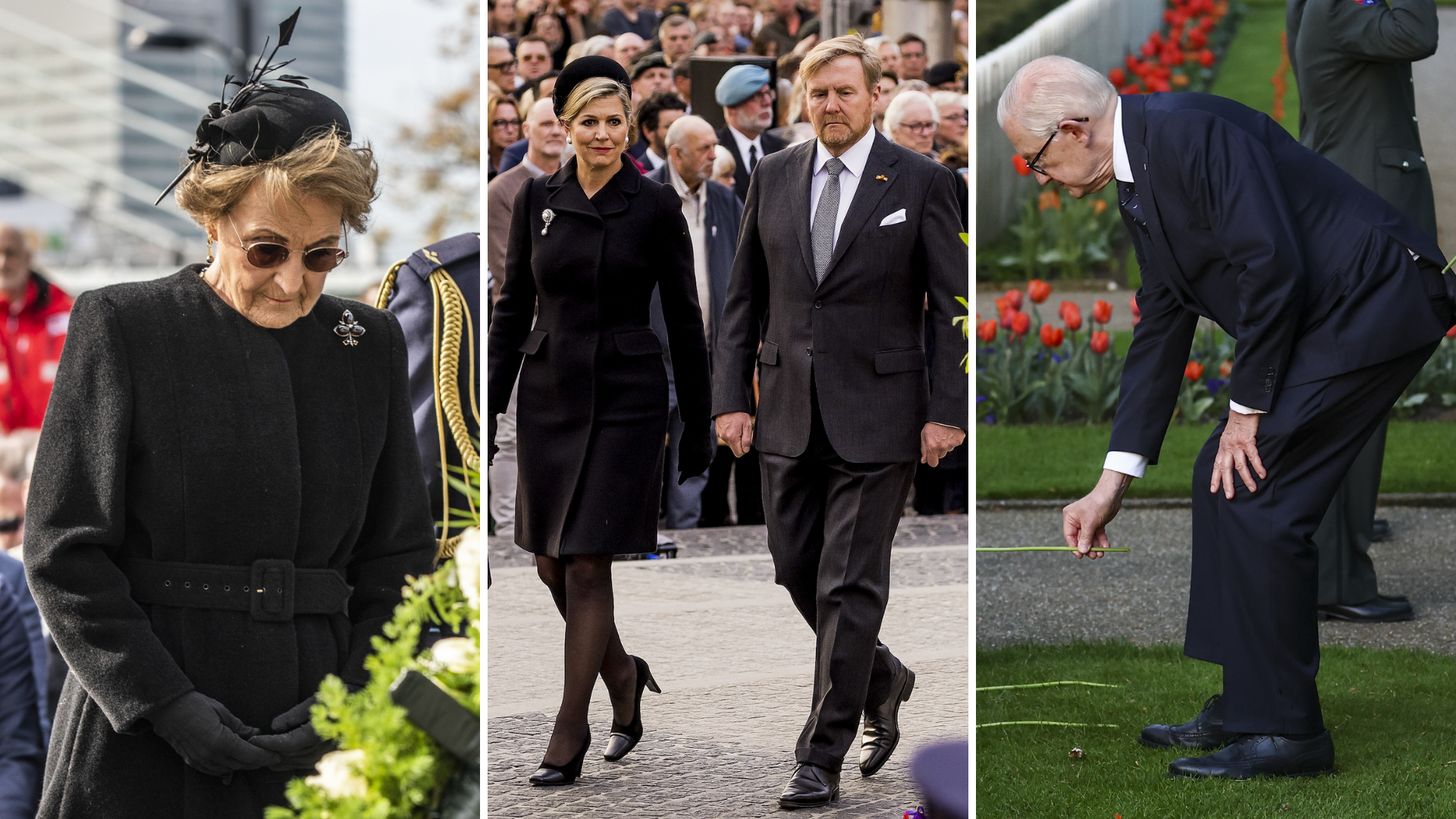 Dodenherdenking: koninklijke familie herdenkt oorlogsslachtoffers