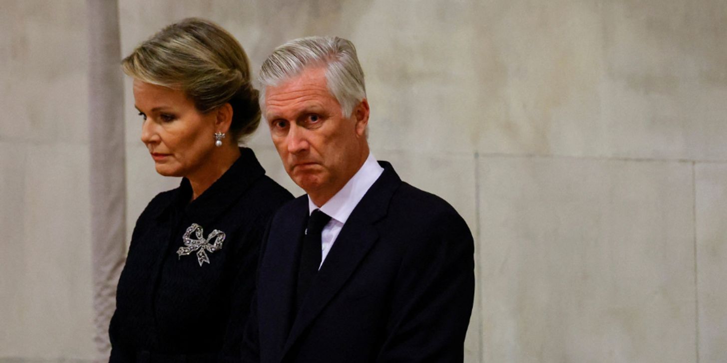 Kijk: Buitenlandse royals brengen laatste groet aan Elizabeth
