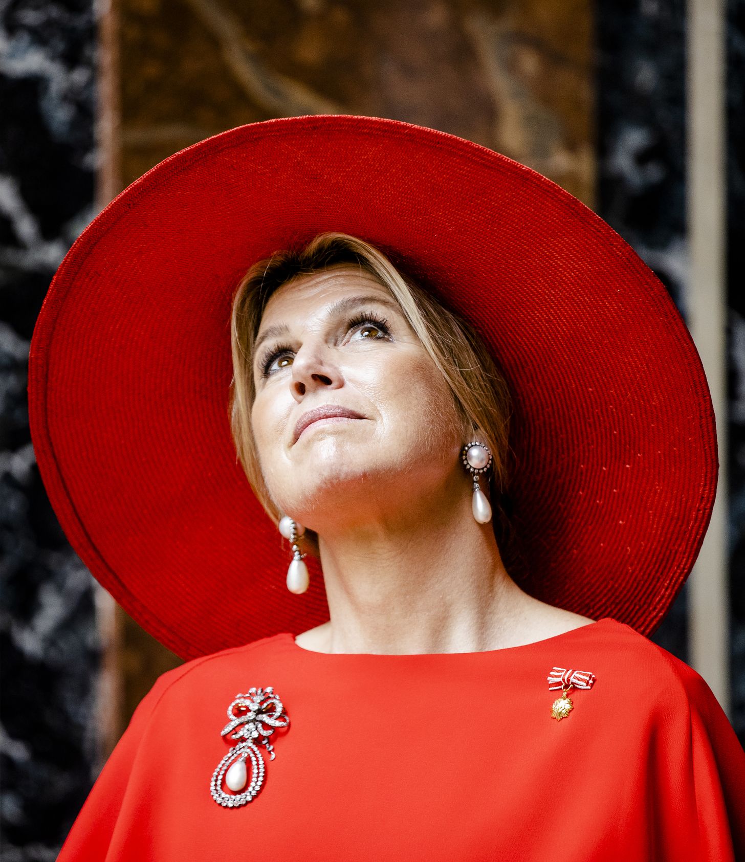 Inspireerde koningin Máxima déze Belgische prinses met een kleurrijke jurk?