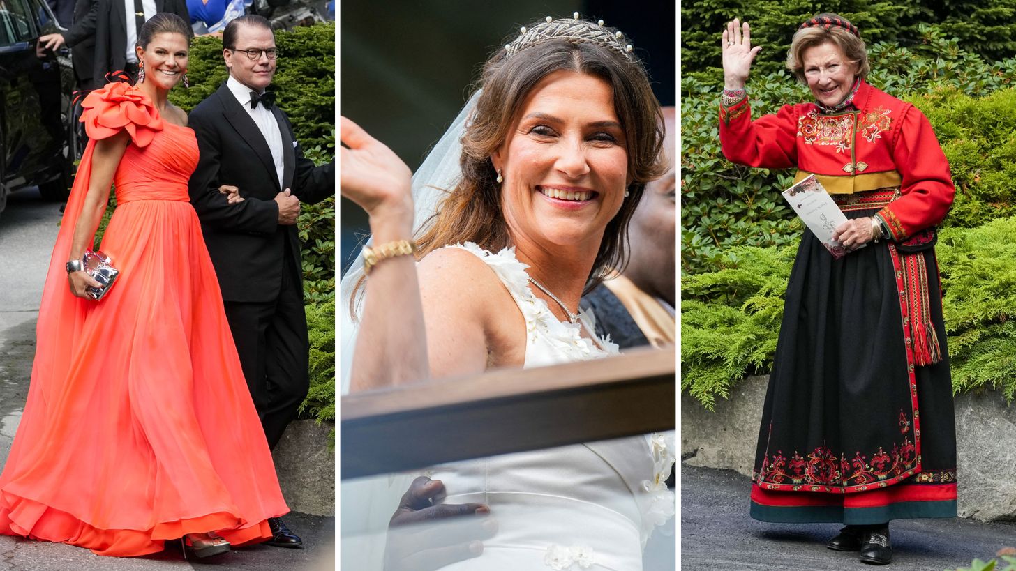 Dít droegen de koninklijke dames op de bruiloft van prinses Märtha Louise