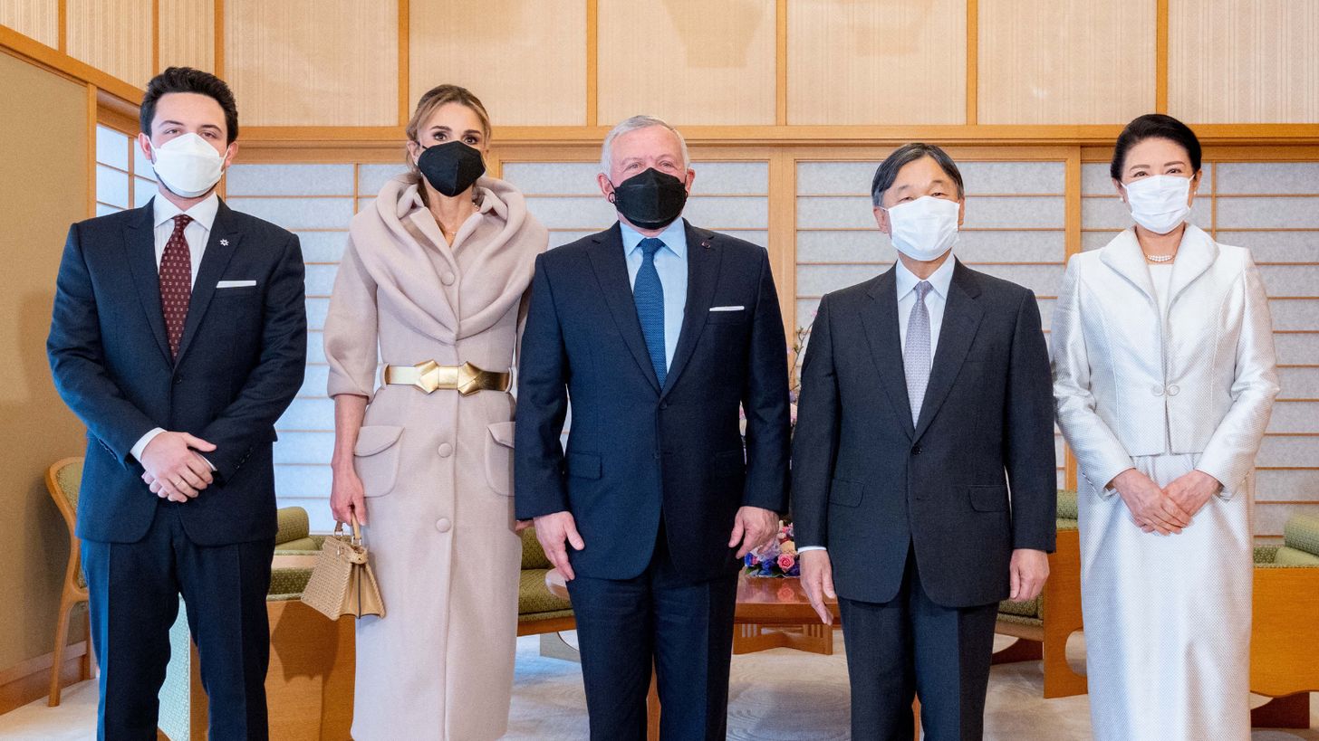 Jordaans koningspaar brengt bezoek aan Japan