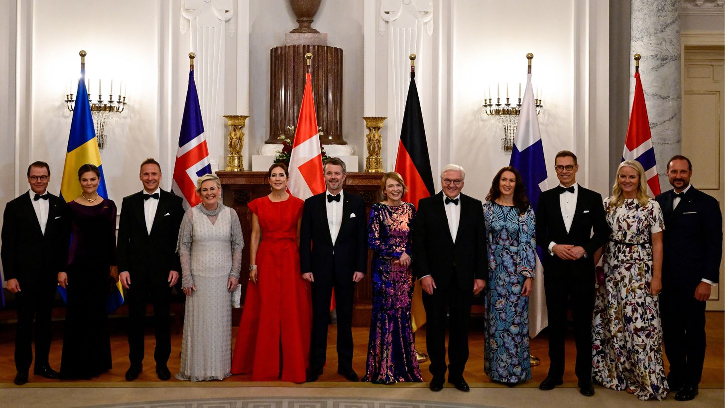 Scandinavische royals schitteren tijdens galadiner in Berlijn