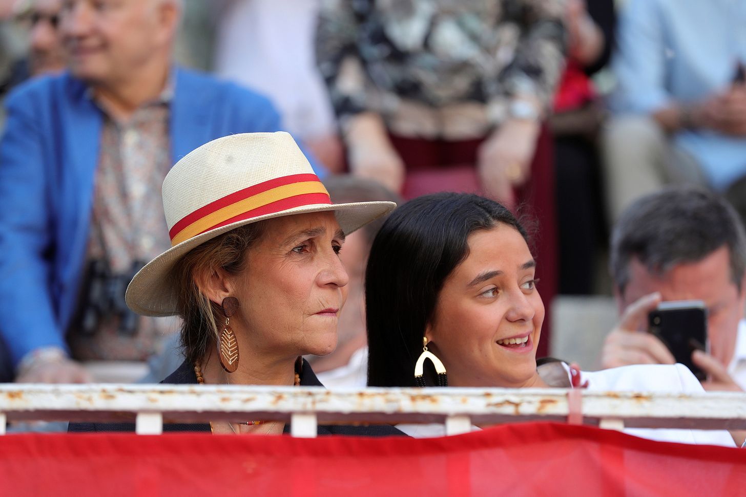 Spaanse royals genieten van stierenvechten